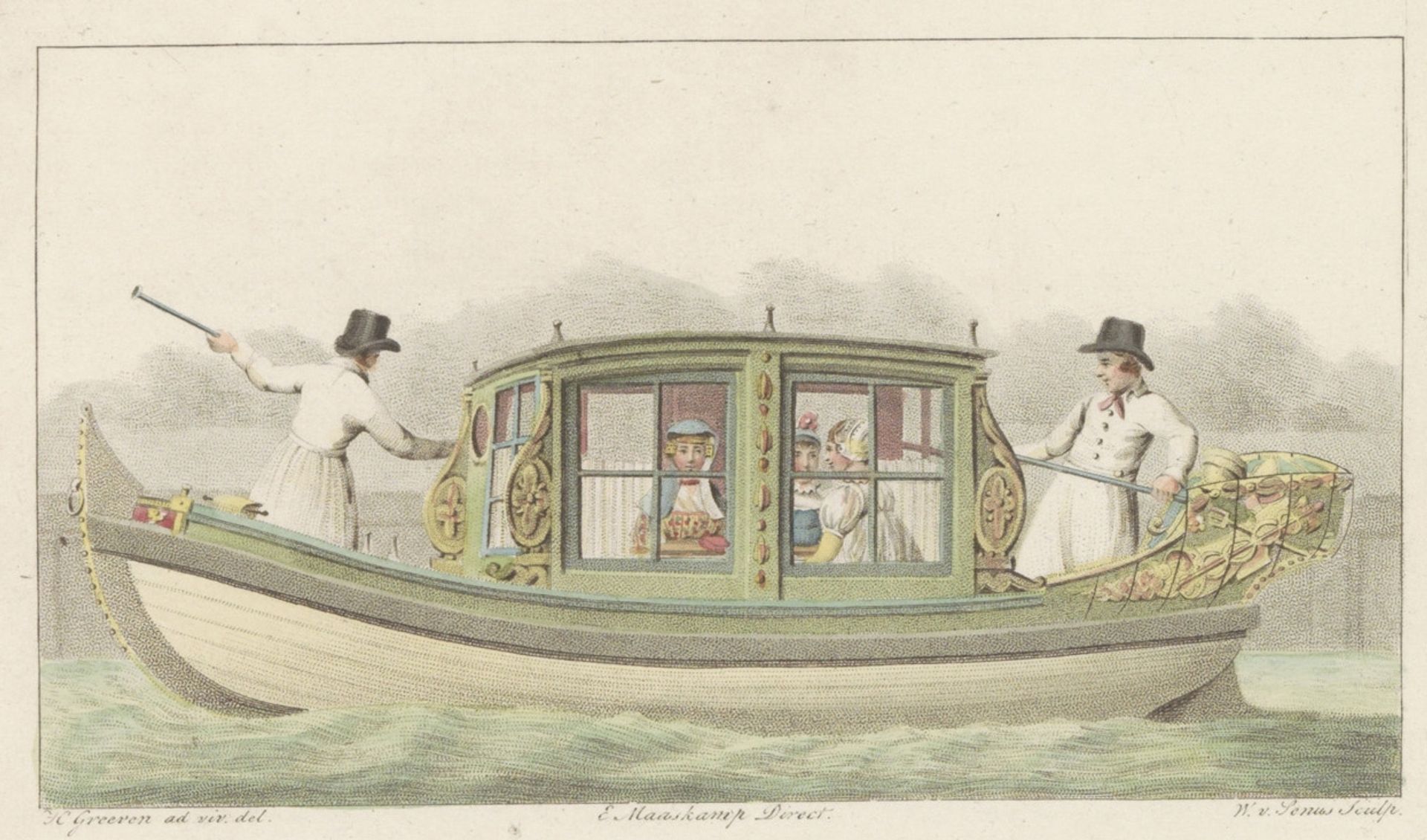 Zaans tentjacht, 1816 by Willem van Senus