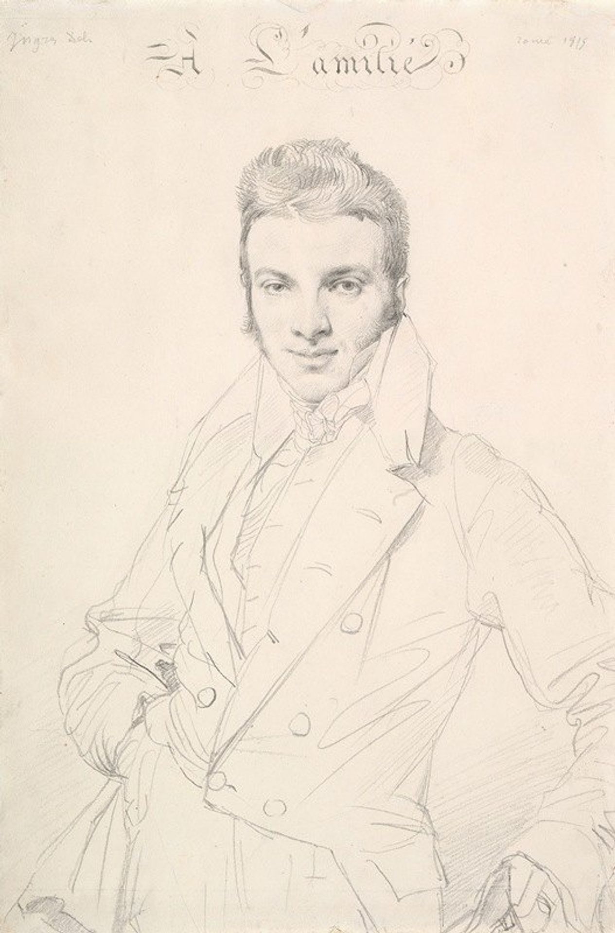 Jean-Joseph Fournier by Jean Auguste Dominique Ingres