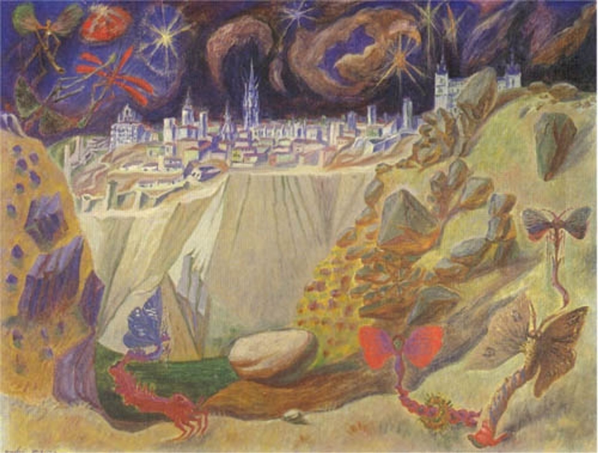 Pupae to Toledo by Andre Masson