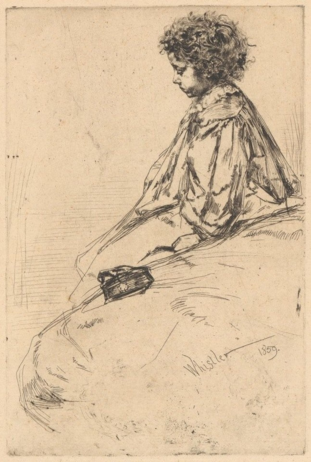 Bibi Lalouette by James Abbott McNeill Whistler