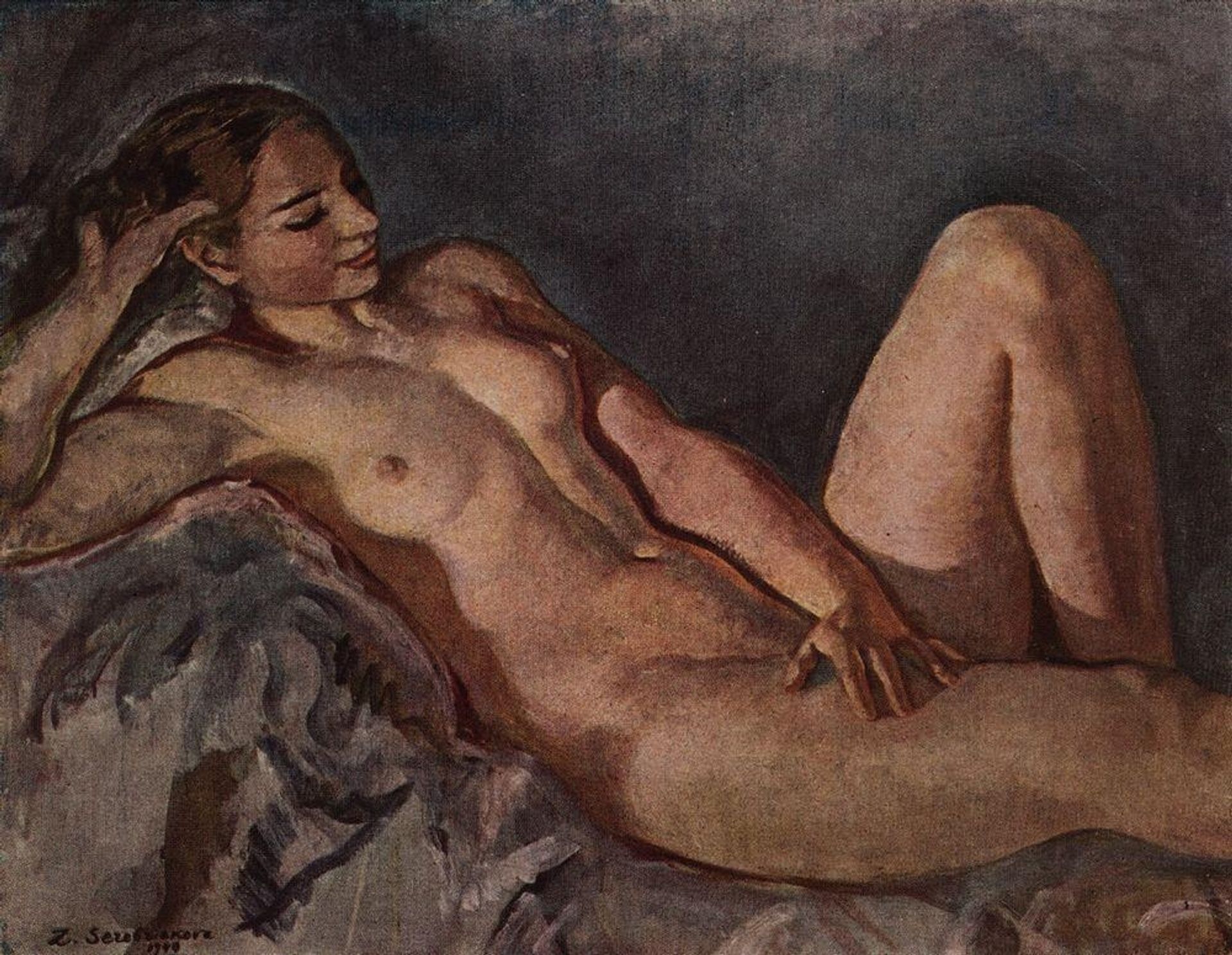 The Model, based on elbow by Zinaida Serebriakova