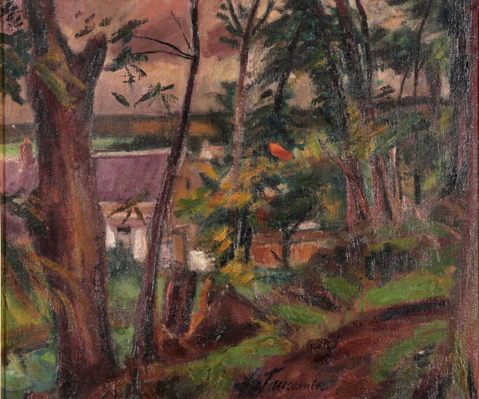Village forestier Grosrouvre by Henri Le Fauconnier