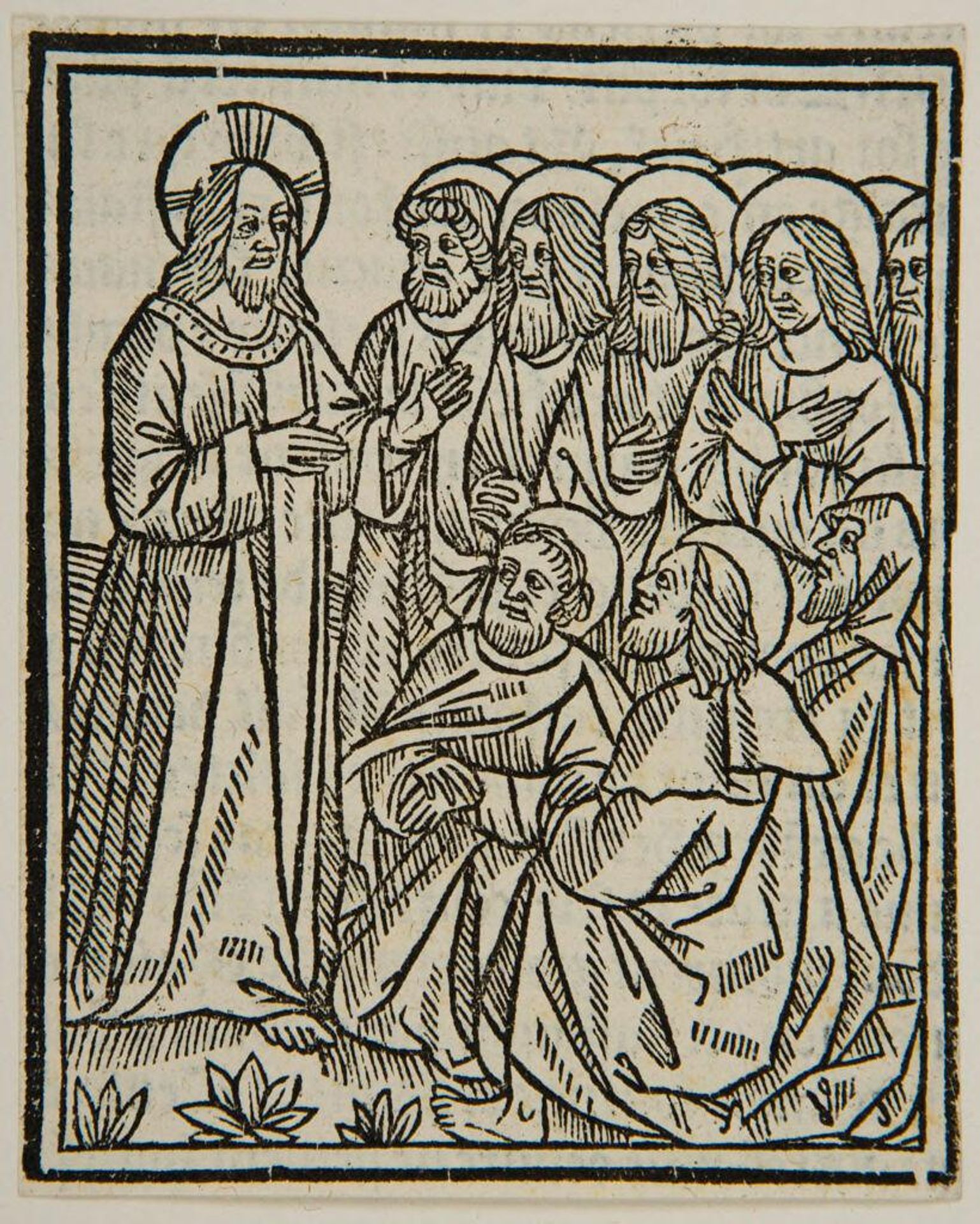 Christ preaching to the Apostles by Anonymous