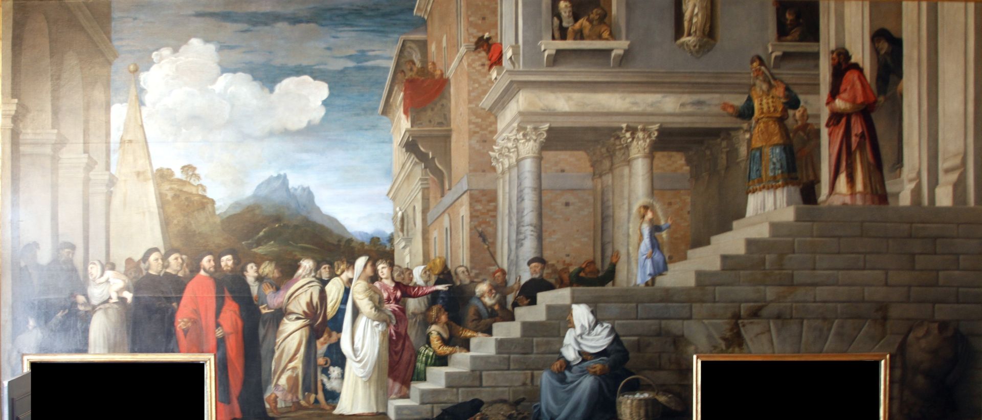 Presentation of the Virgin at the Temple by Titian