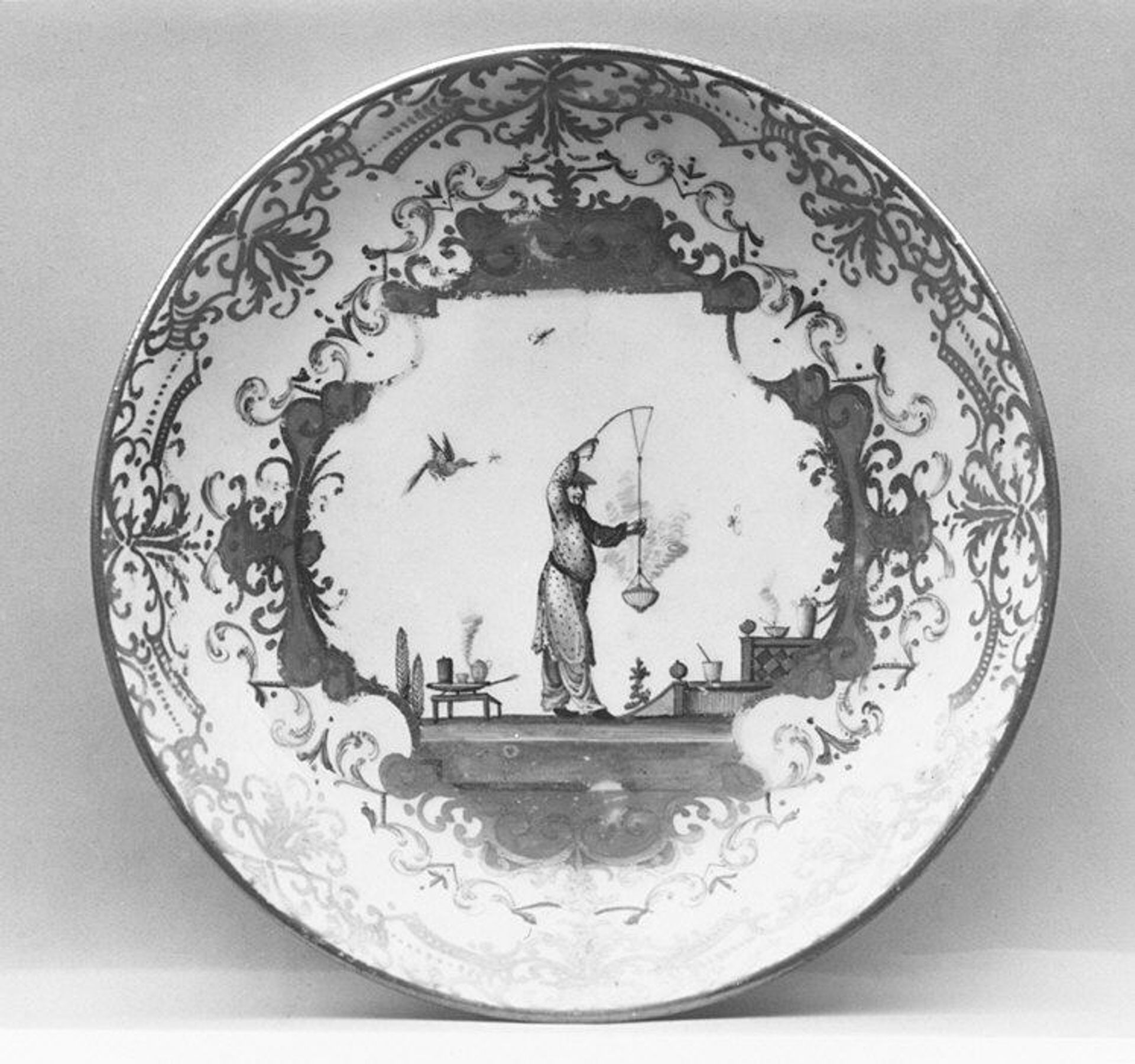 Saucer by Meissen Manufactory