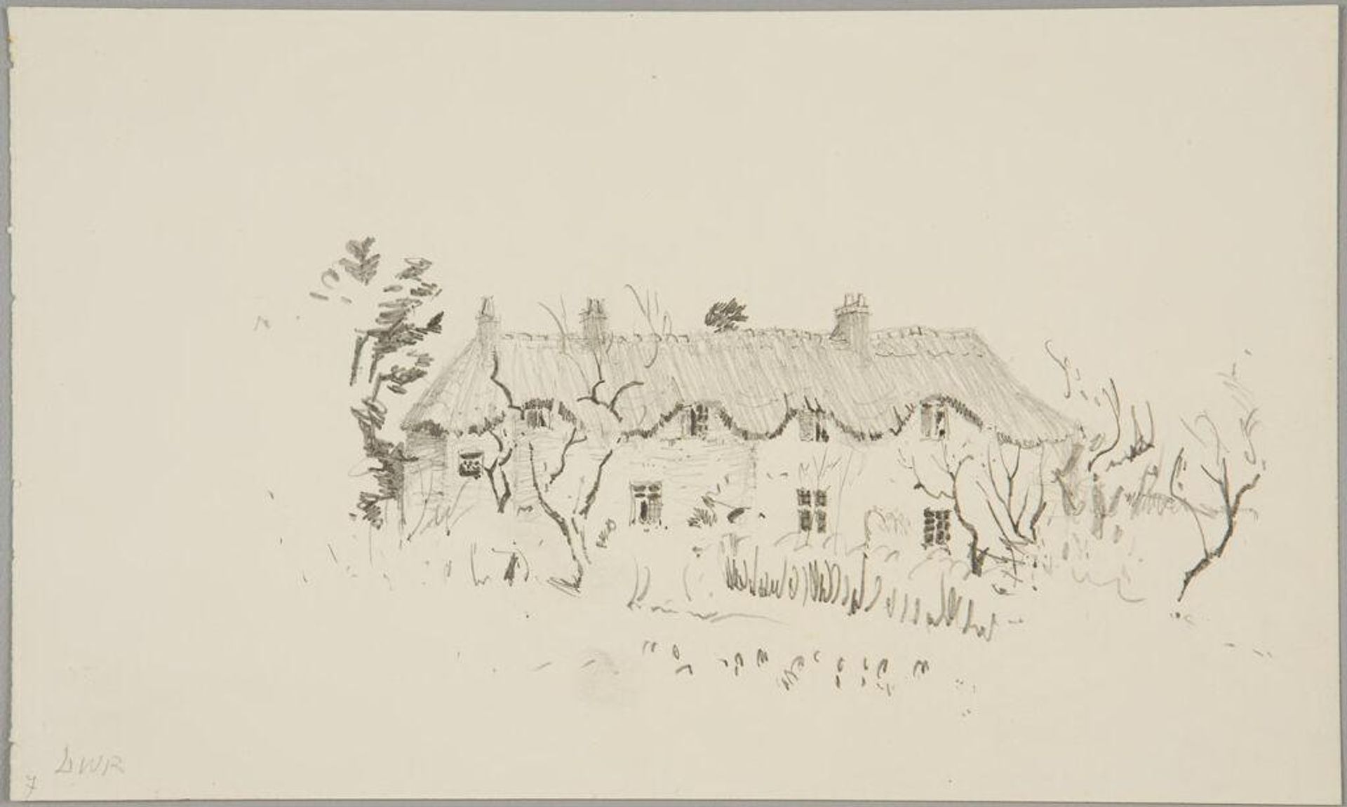 View of a Cottage by Denman Waldo Ross