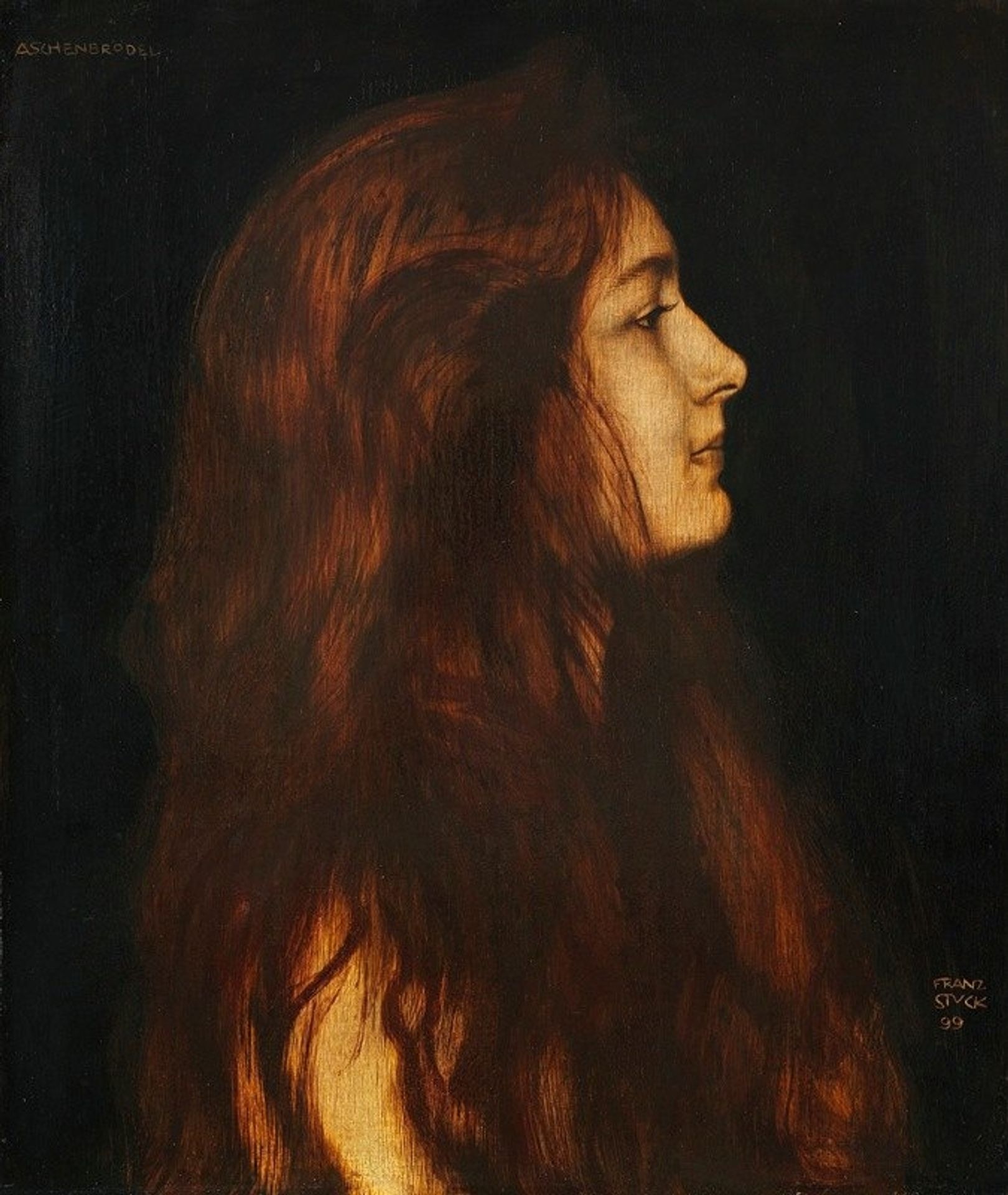 Cinderella by Franz von Stuck