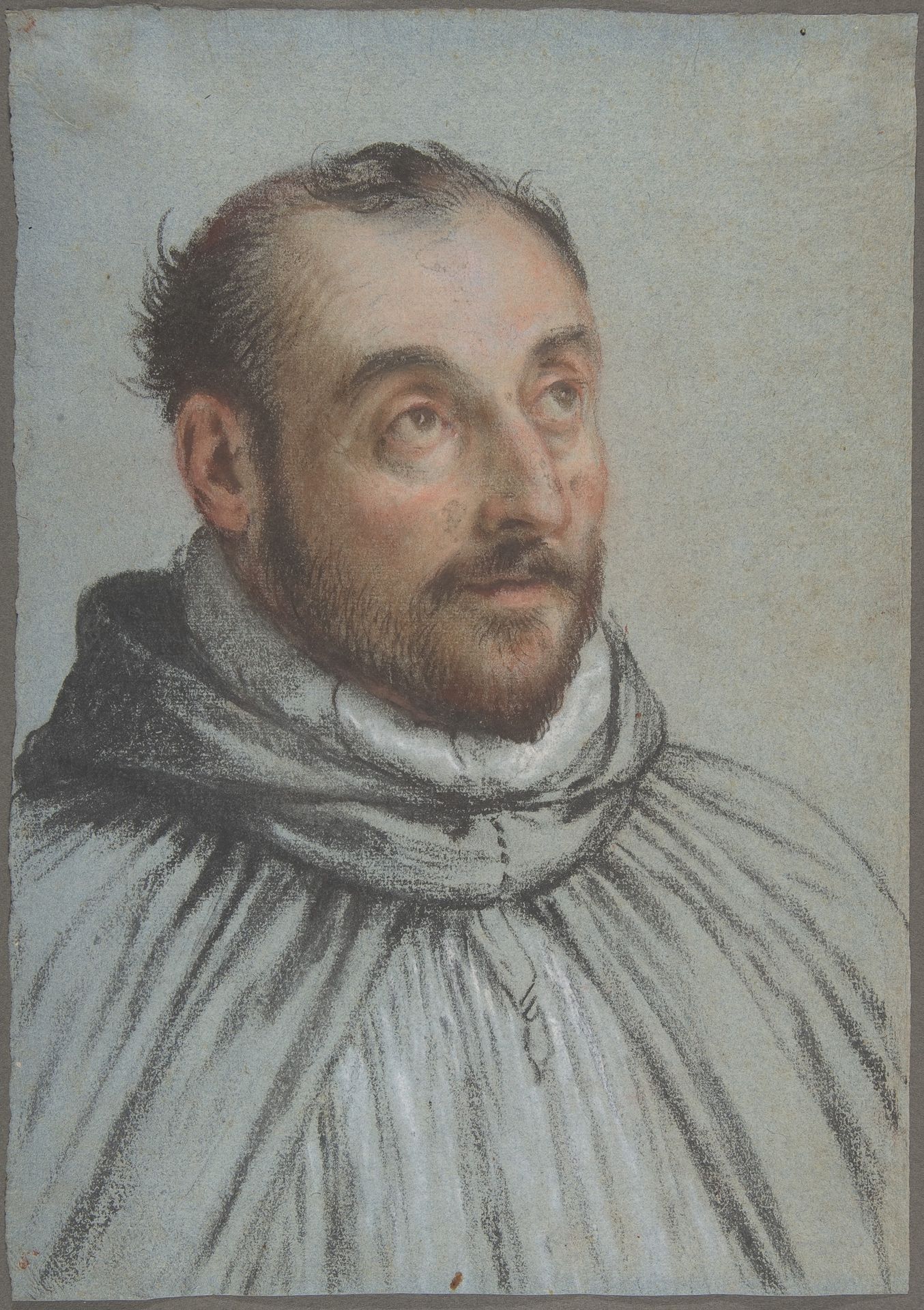 Bust-Length Portrait of an Ecclesiastic by Carletto Caliari