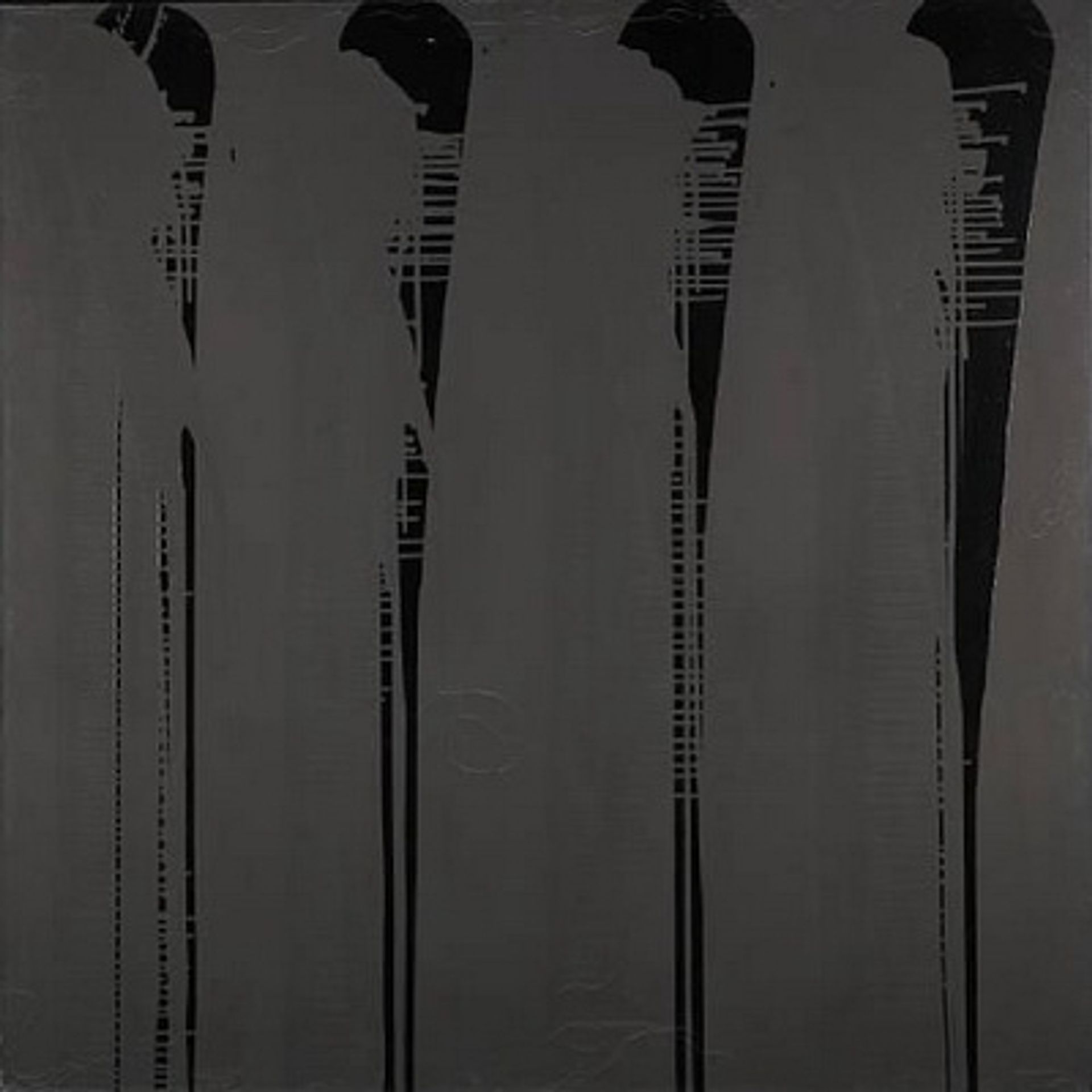 Matt Black and Gloss by Ian Davenport