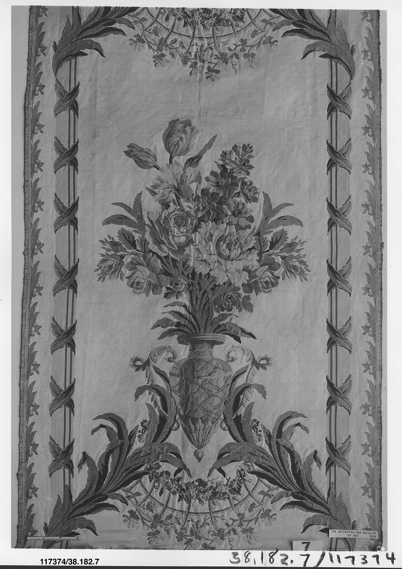 Length of upholstery silk by Philippe de Lasalle