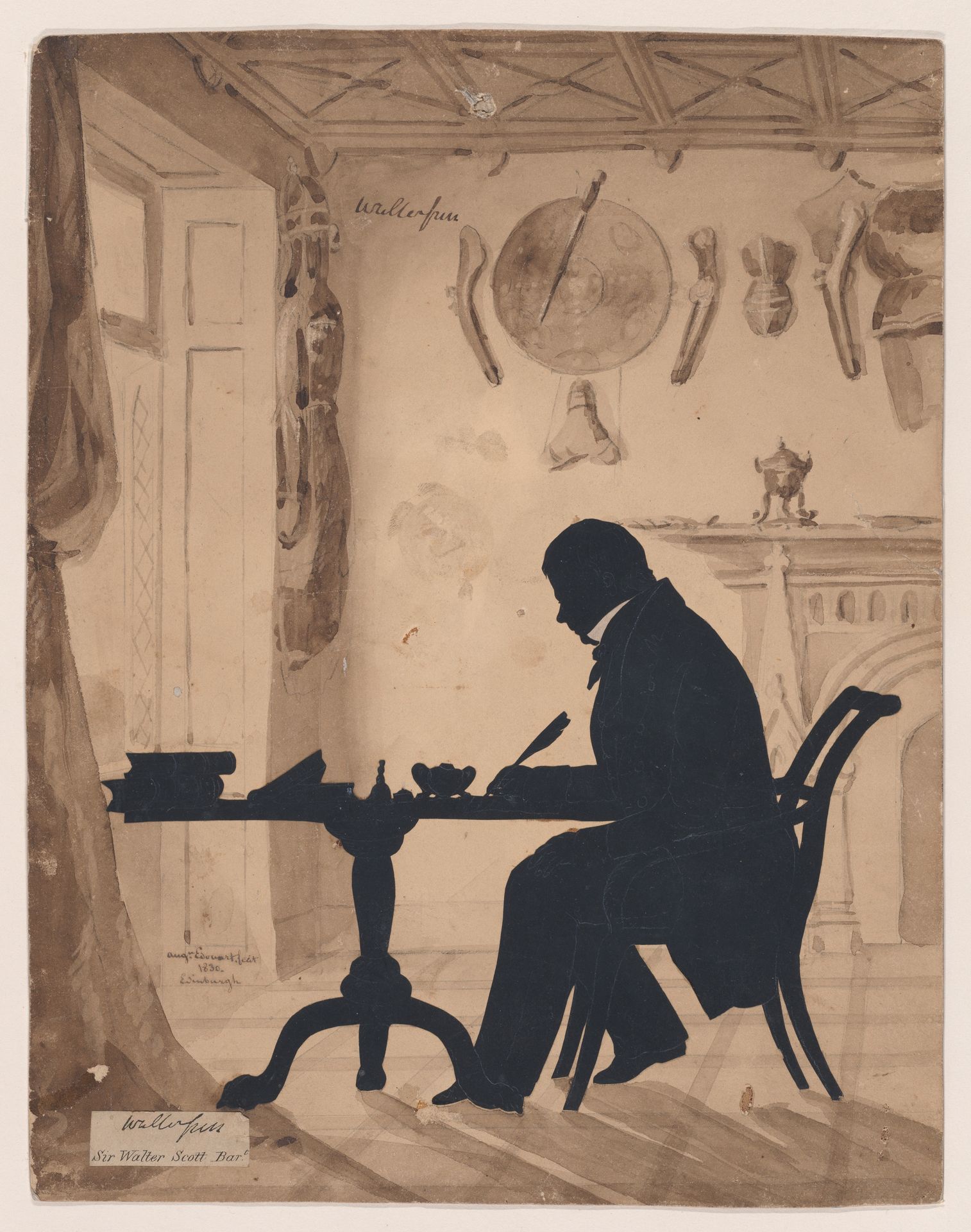 Sir Walter Scott by Auguste Edouart