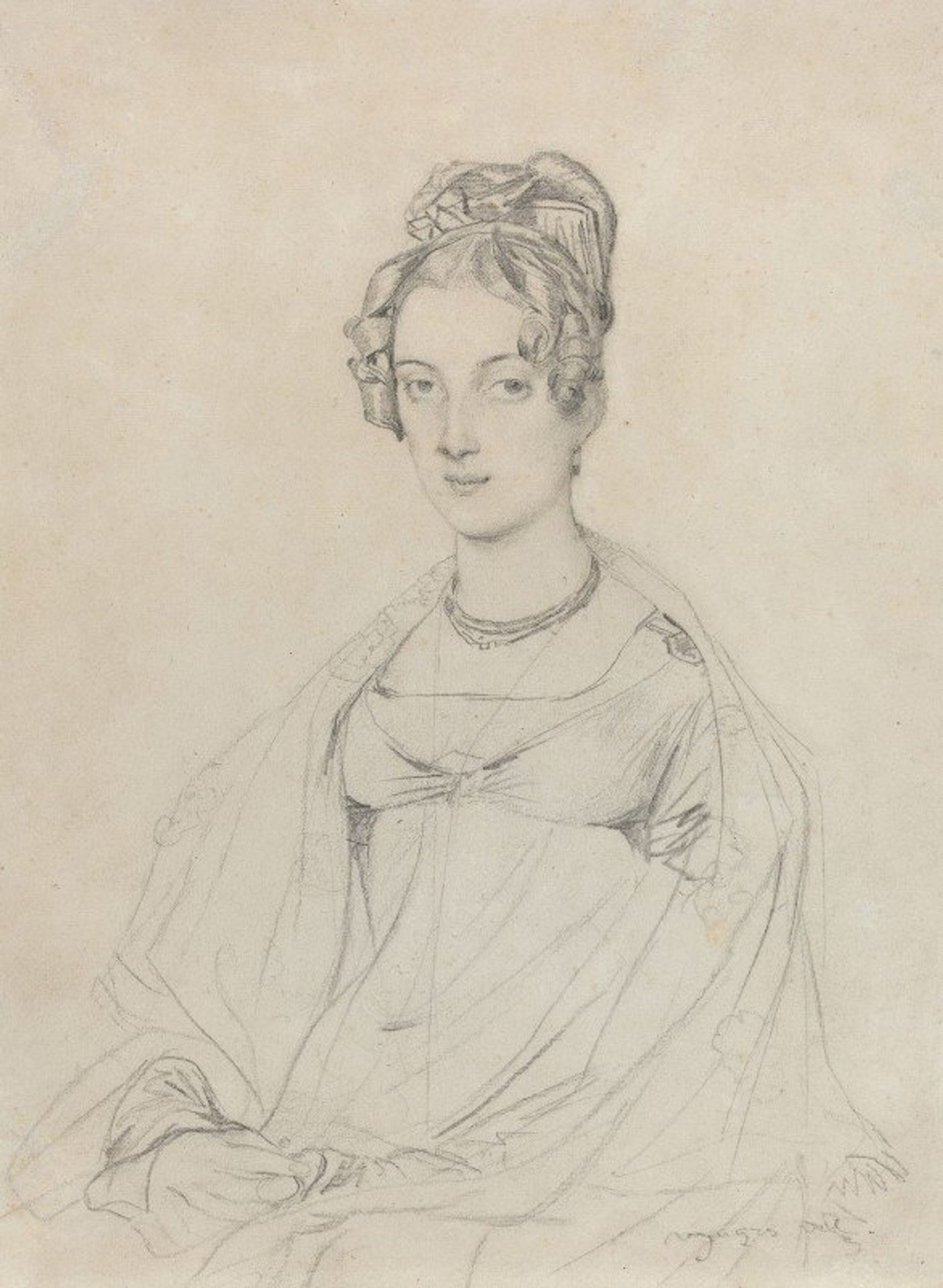 Mrs. Edward Dodwell by Jean Auguste Dominique Ingres