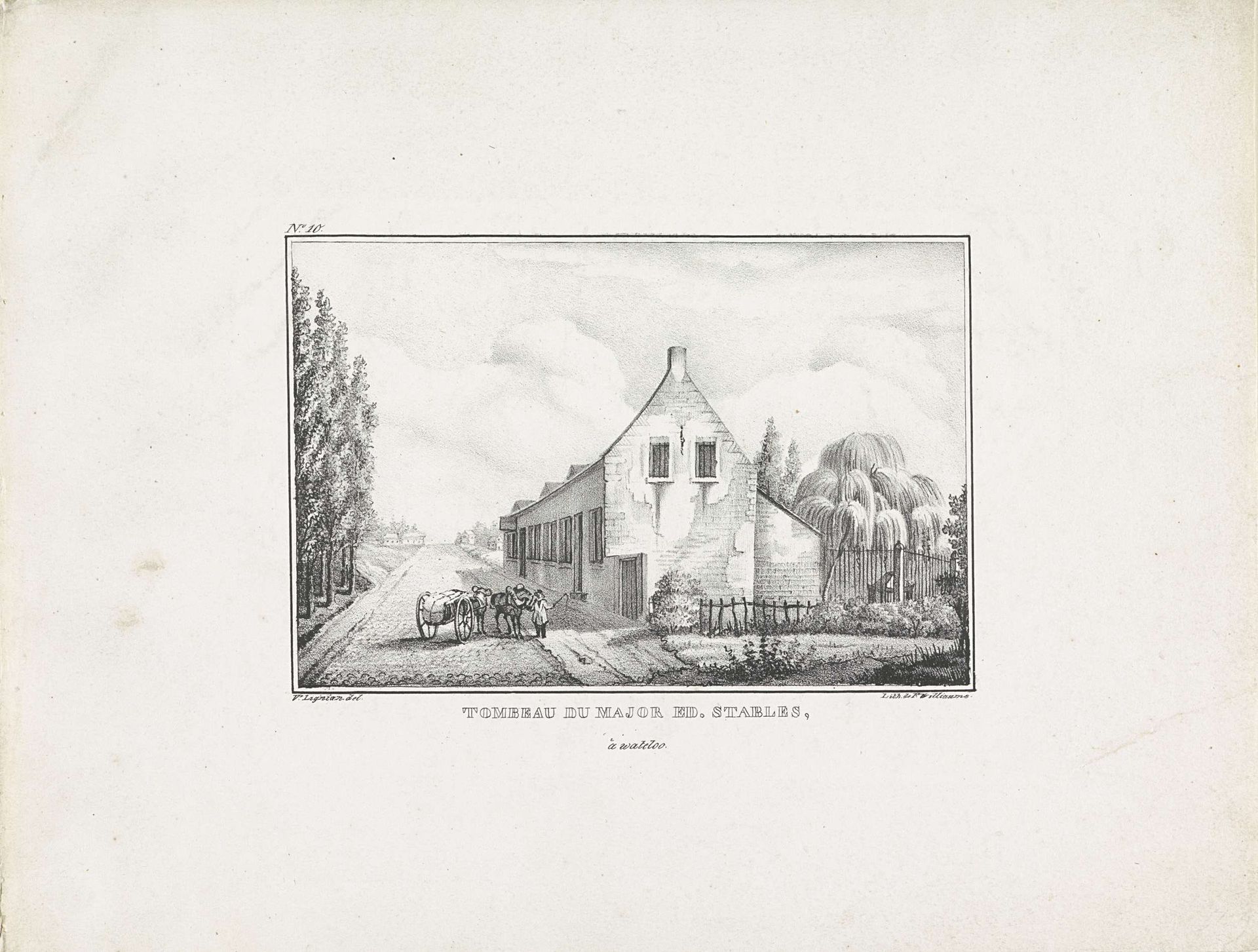Graf van Edward Stables te Waterloo by V. Lignian
