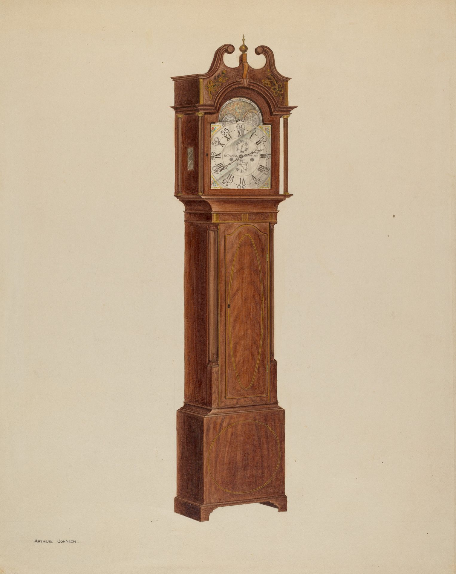 Tall Clock by Arthur Johnson
