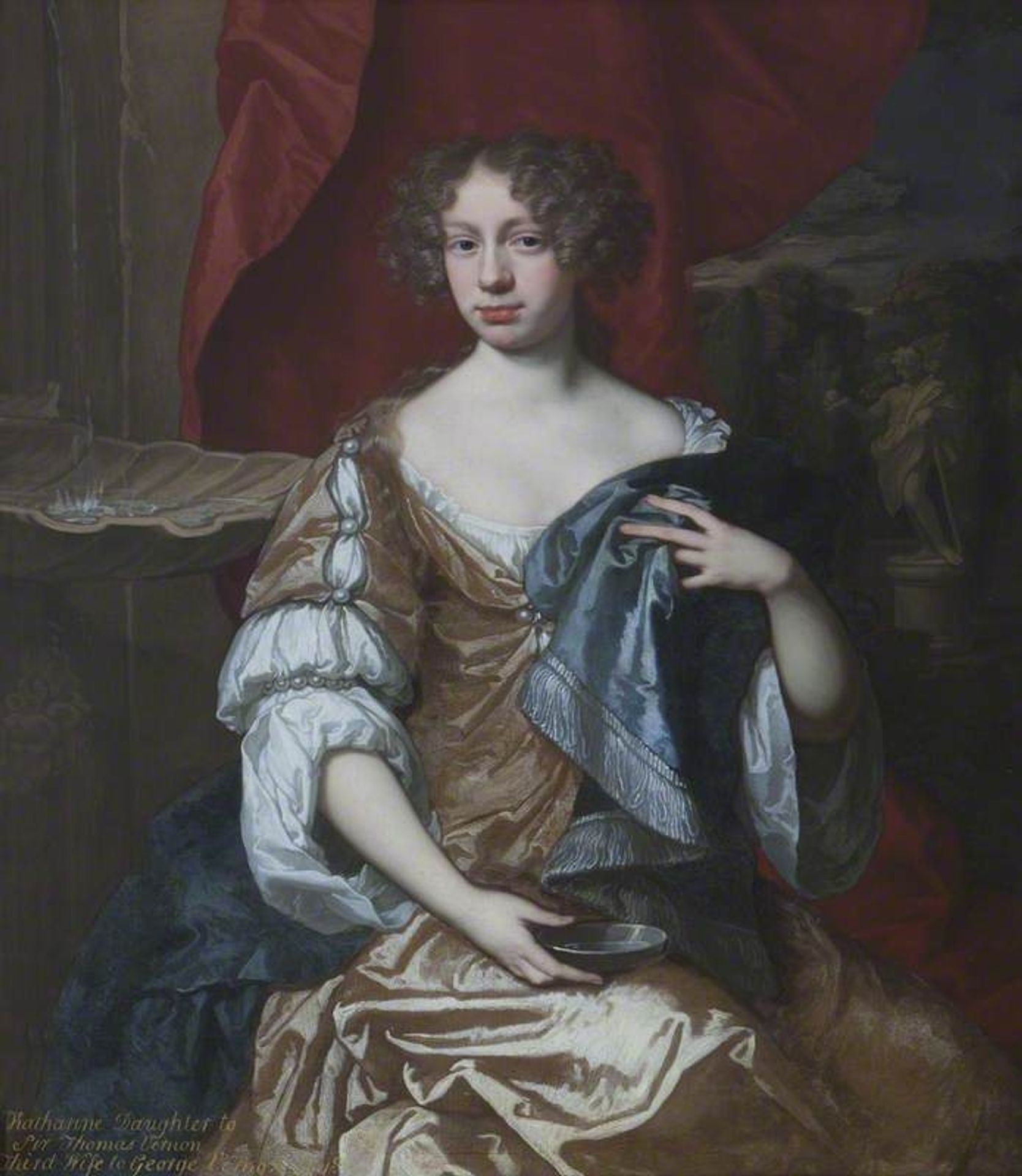 Catherine Vernon, Mrs George Vernon of Sudbury by John Riley