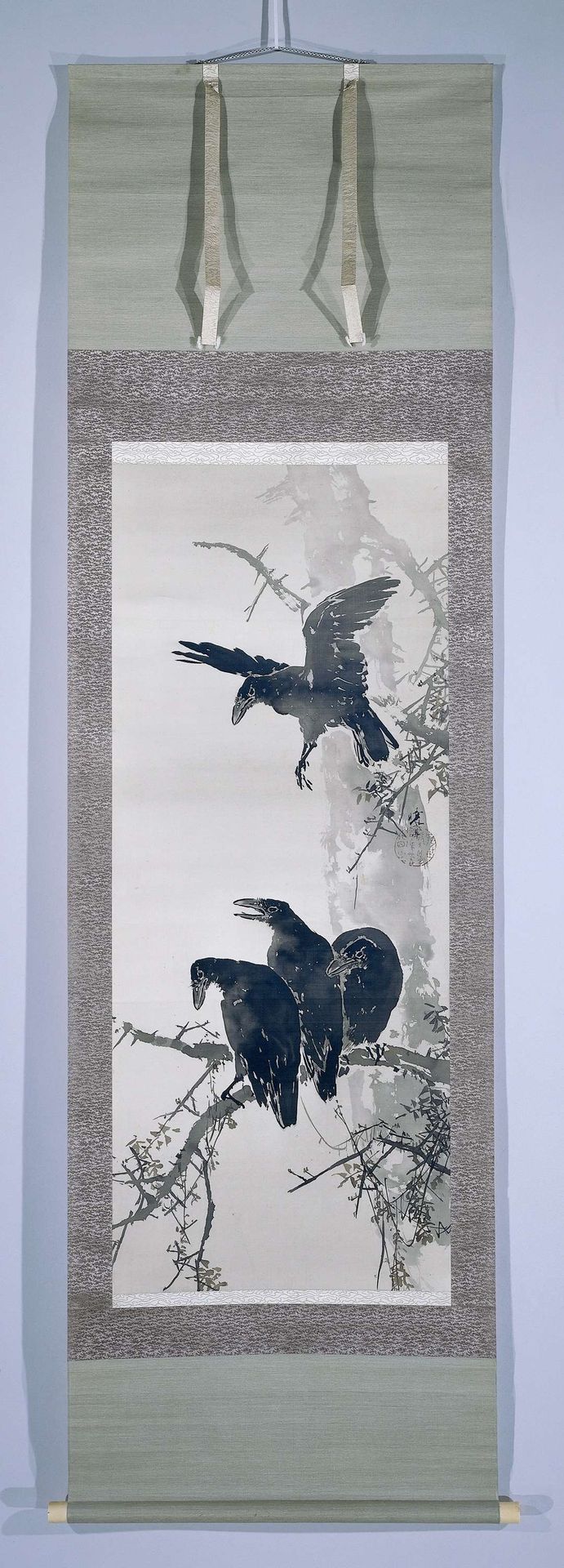 Four Crows in a Tree by Mano Gyotei