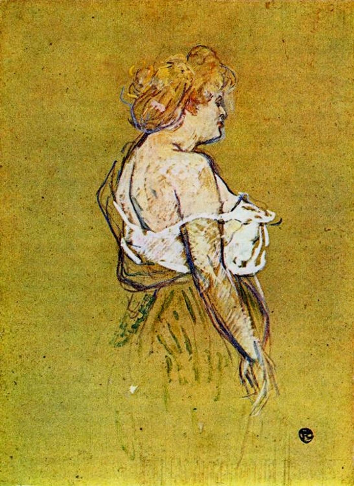 Mlle Lucie Bellanger by Henri de Toulouse-Lautrec