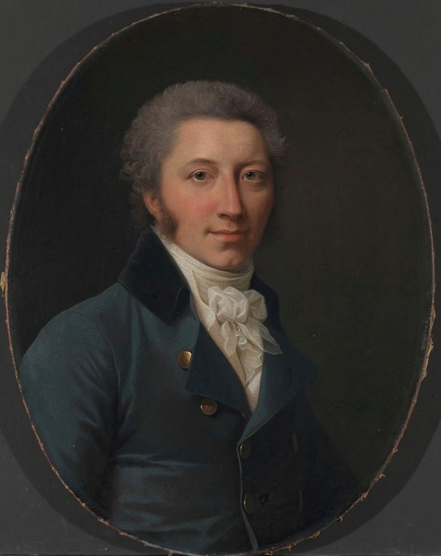 Portrait of a man by Jens Juel