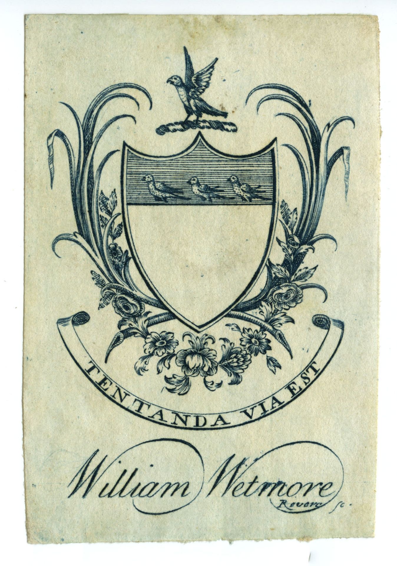 William Wetmore Bookplate by Paul Revere