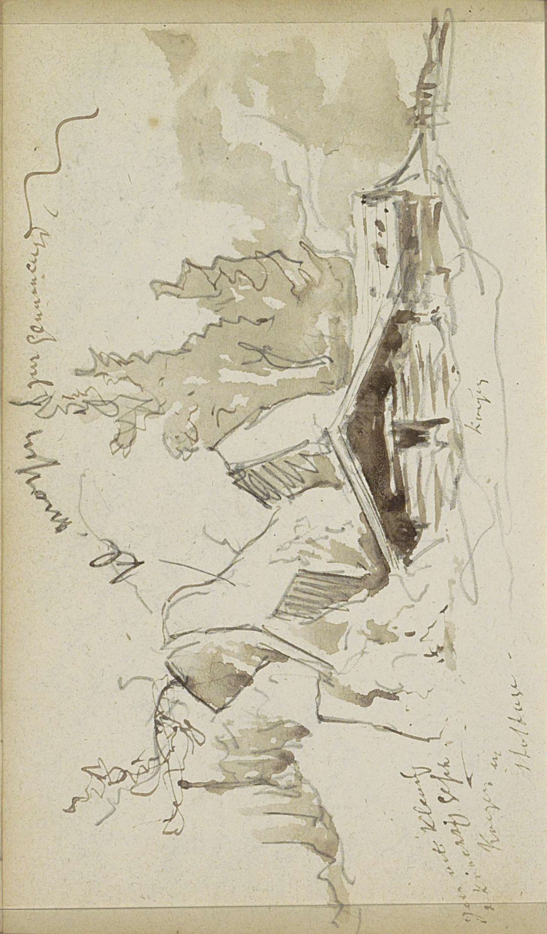 Huis tussen de bomen by Johannes Tavenraat