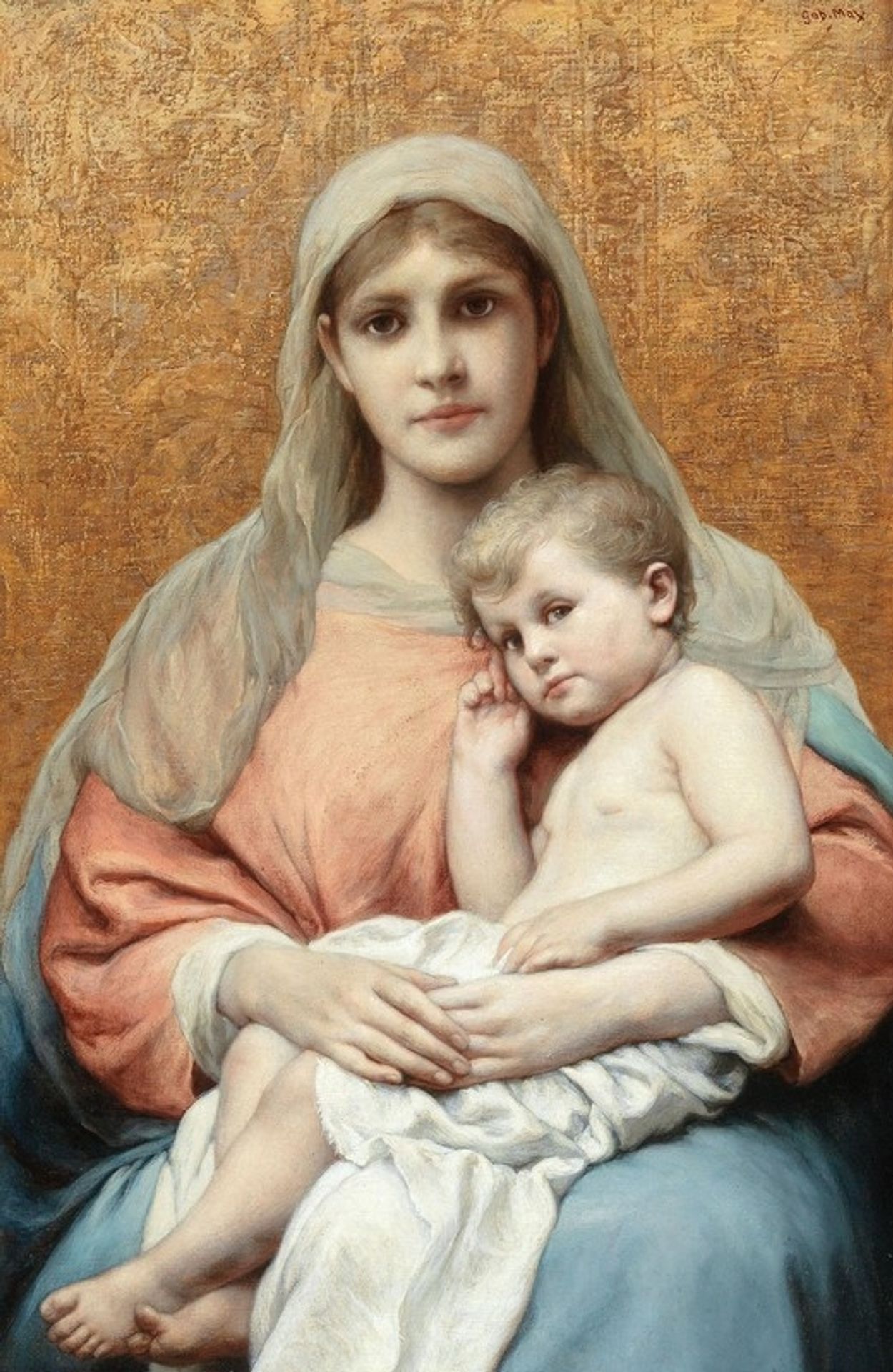 Madonna and Child by Gabriel von Max
