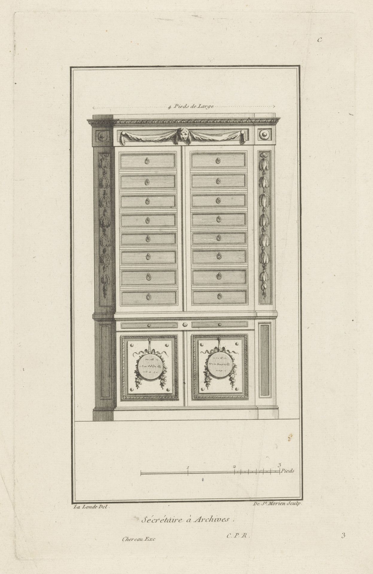 Secretaire by de Saint-Morien