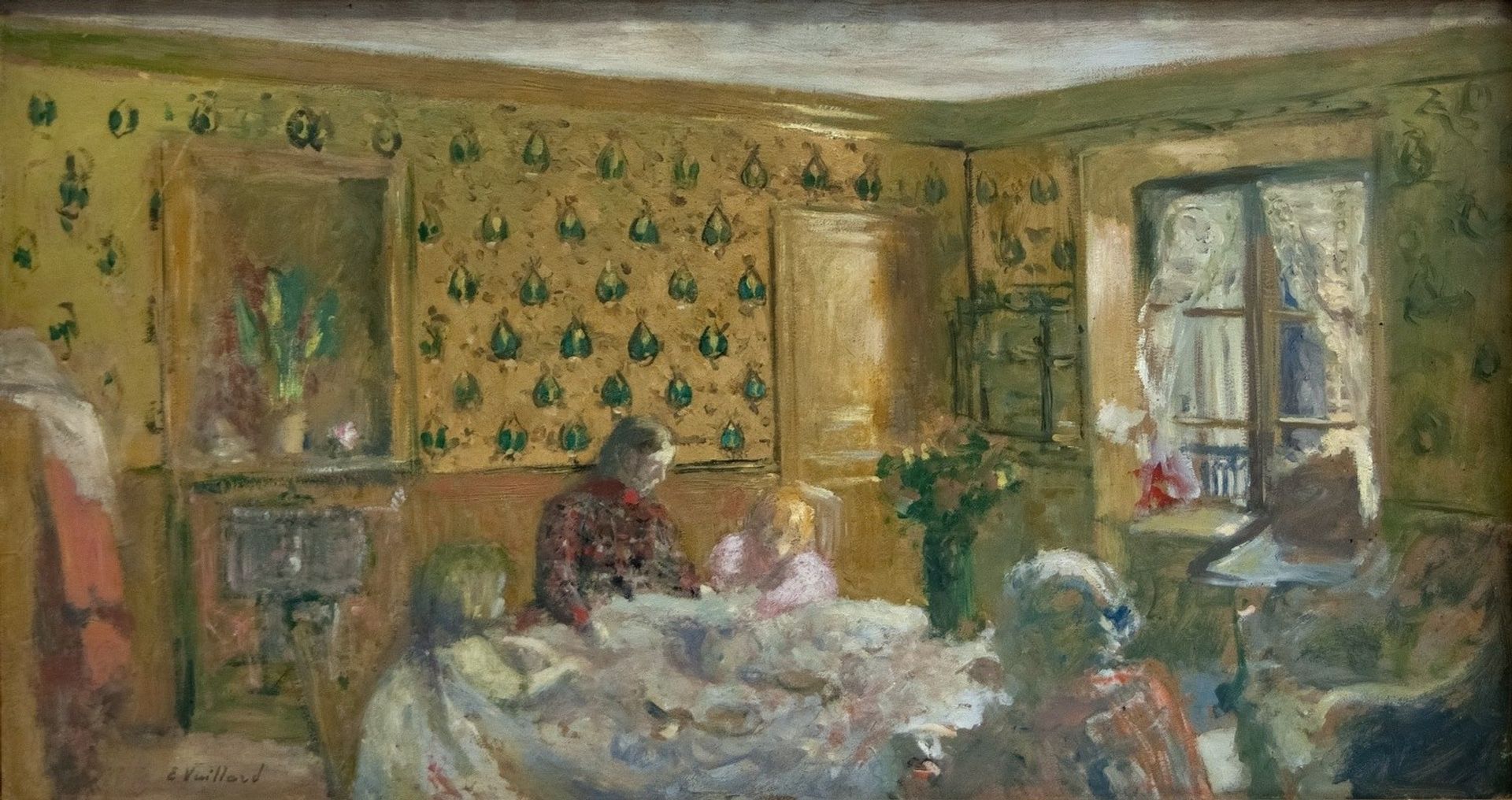 By the Worktable by Édouard Vuillard