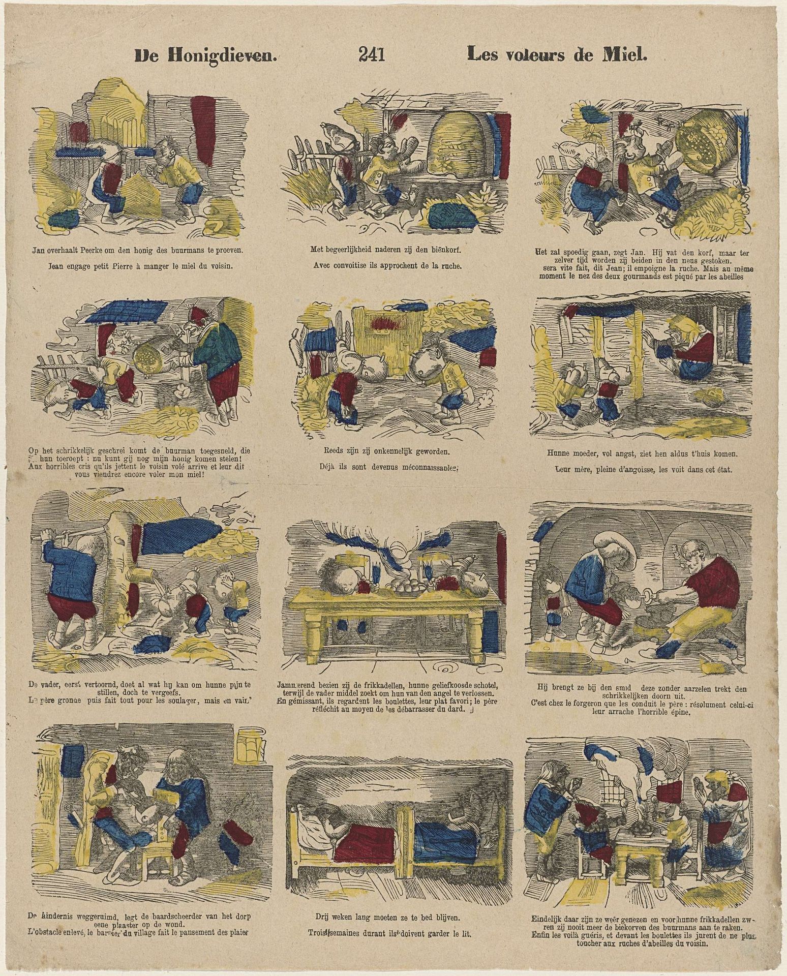 De honigdieven / Les voleirs de miel by Philippus Jacobus Brepols