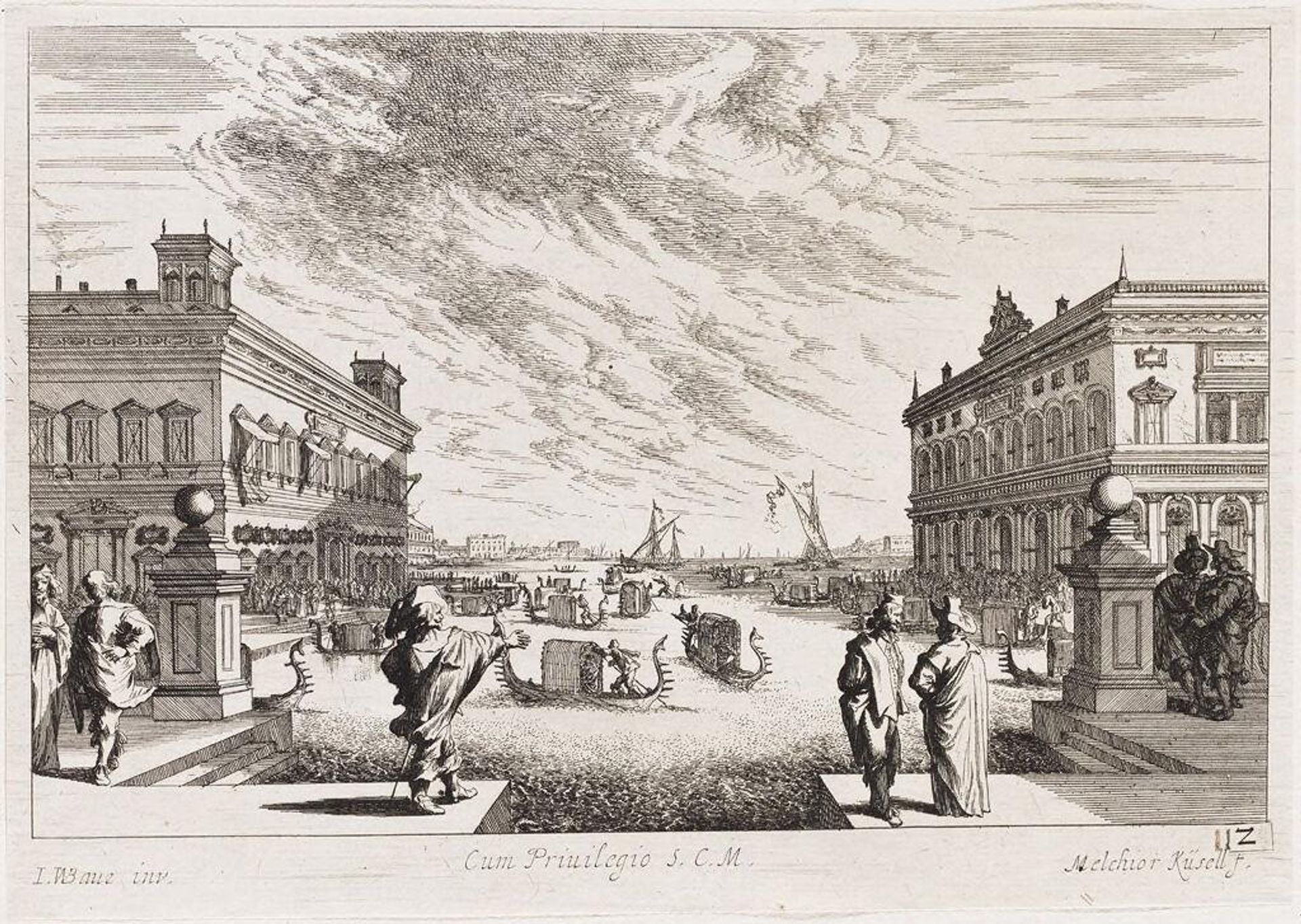 Grand Canal in Venice by Melchior KÃ¼sel