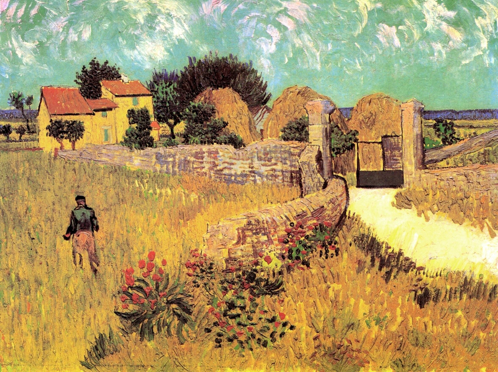 Farmhouse in Provence by Vincent van Gogh