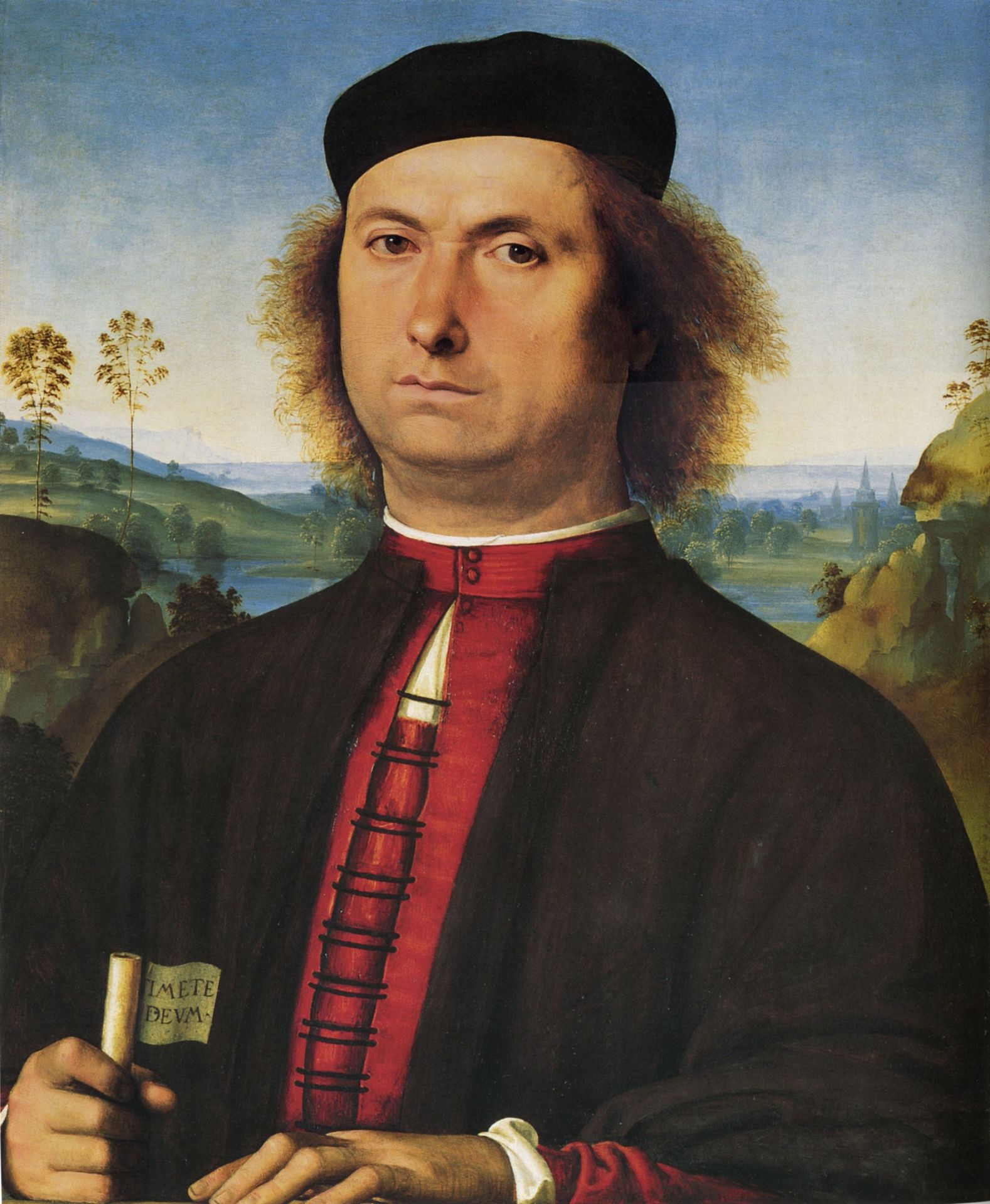 Portrait of Francesco delle Opere by Pietro Perugino