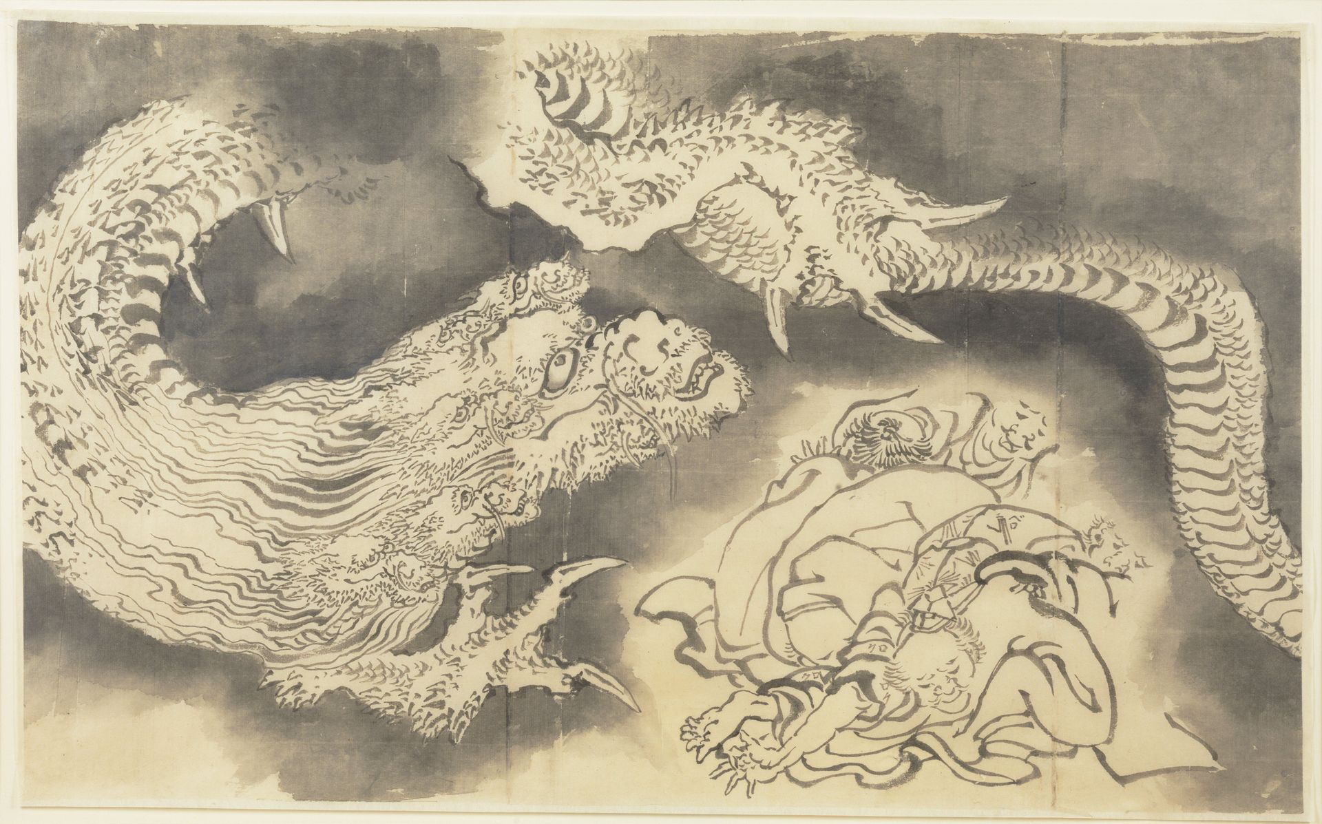 Dragon by Katsushika Hokusai