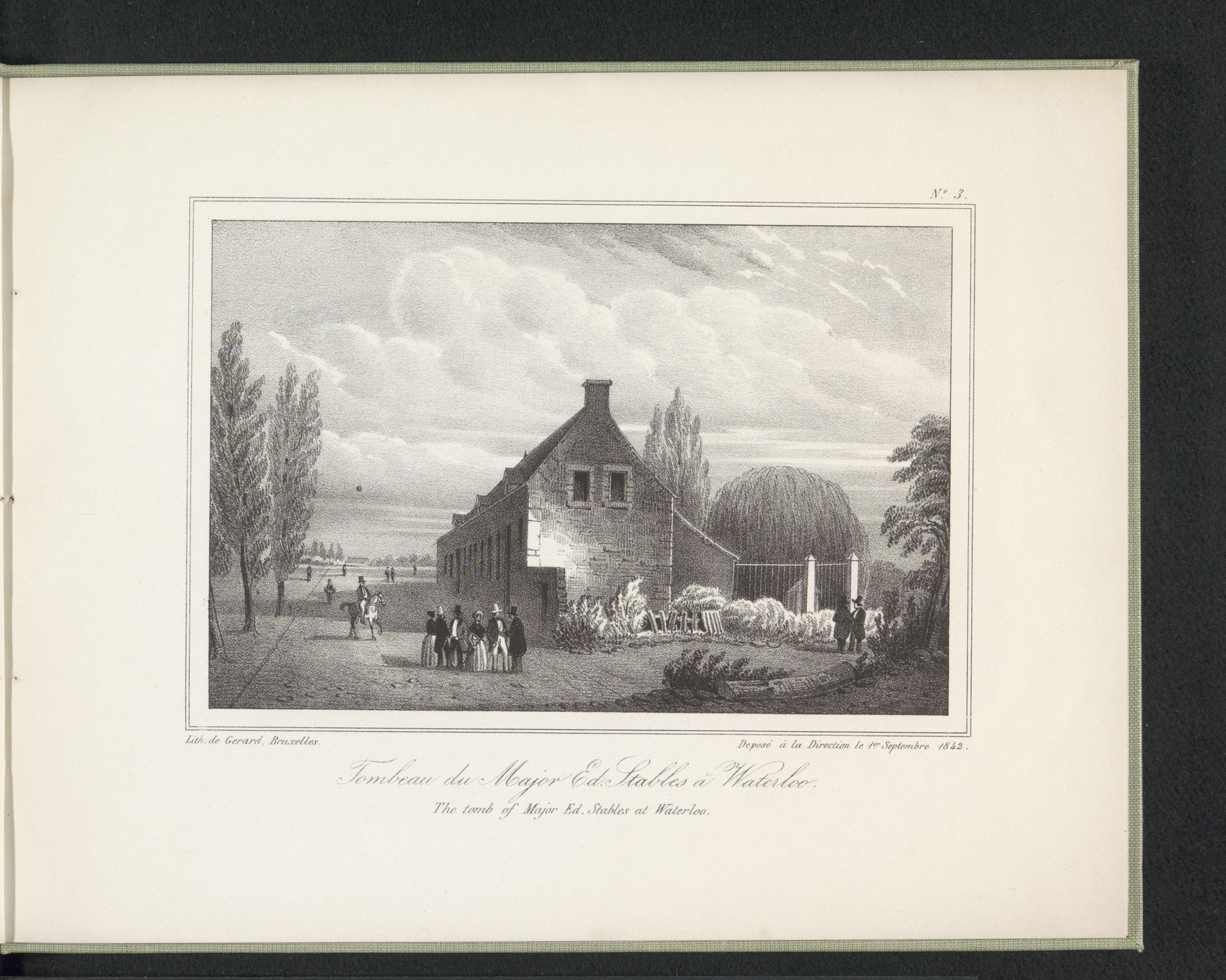 Graf van Edward Stables te Waterloo by H. Gérard