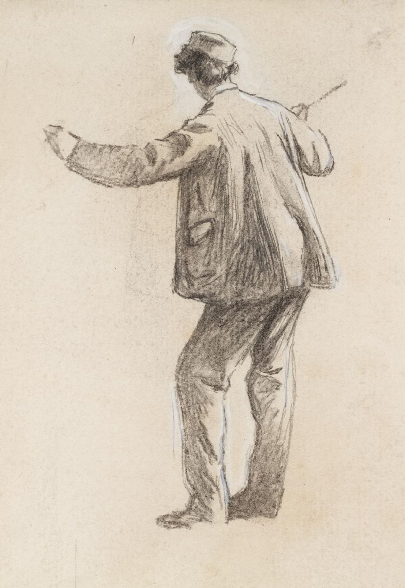 Study of the Artist by Charles Samuel Keene