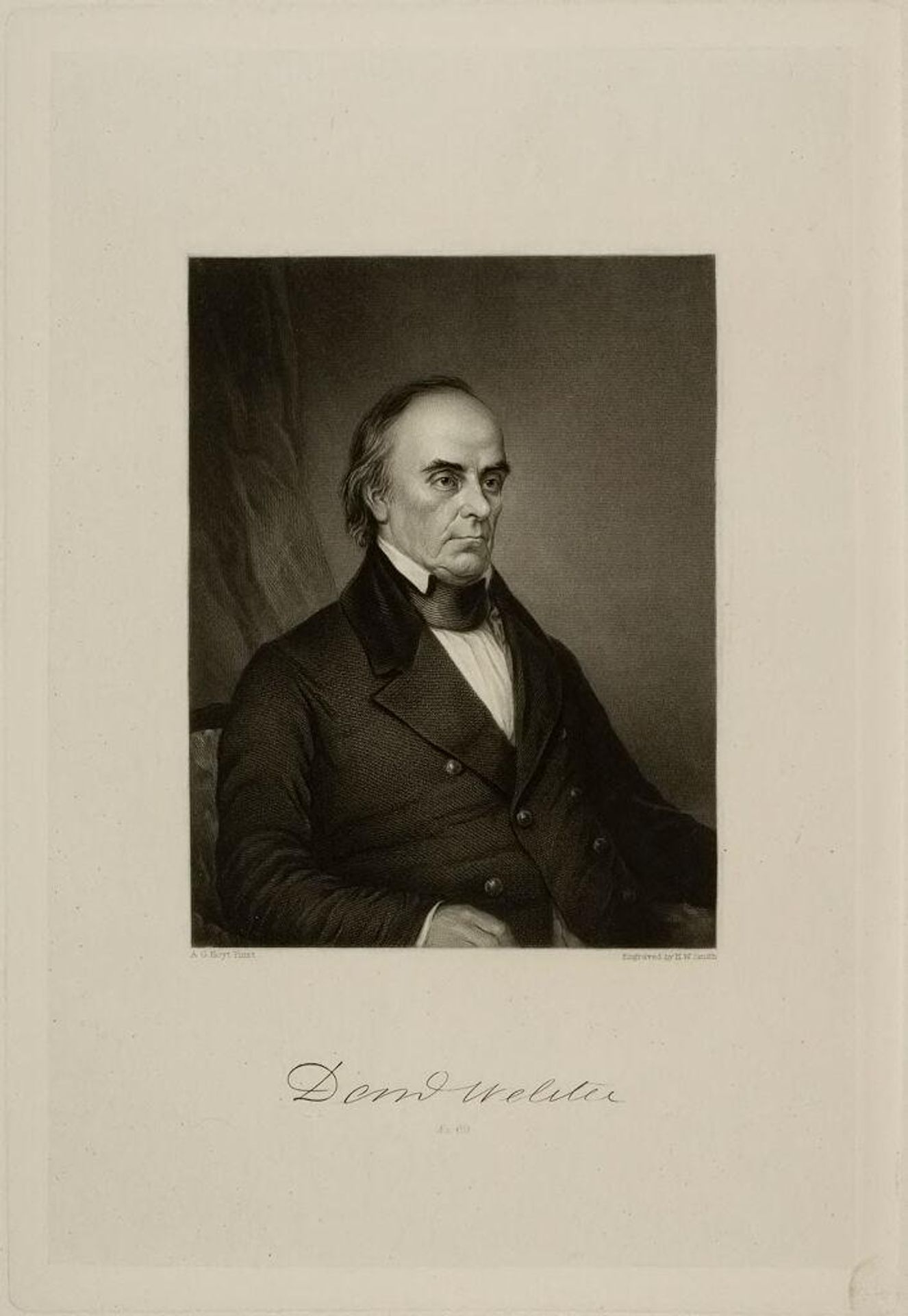 Daniel Webster by Hezekiah Wright Smith