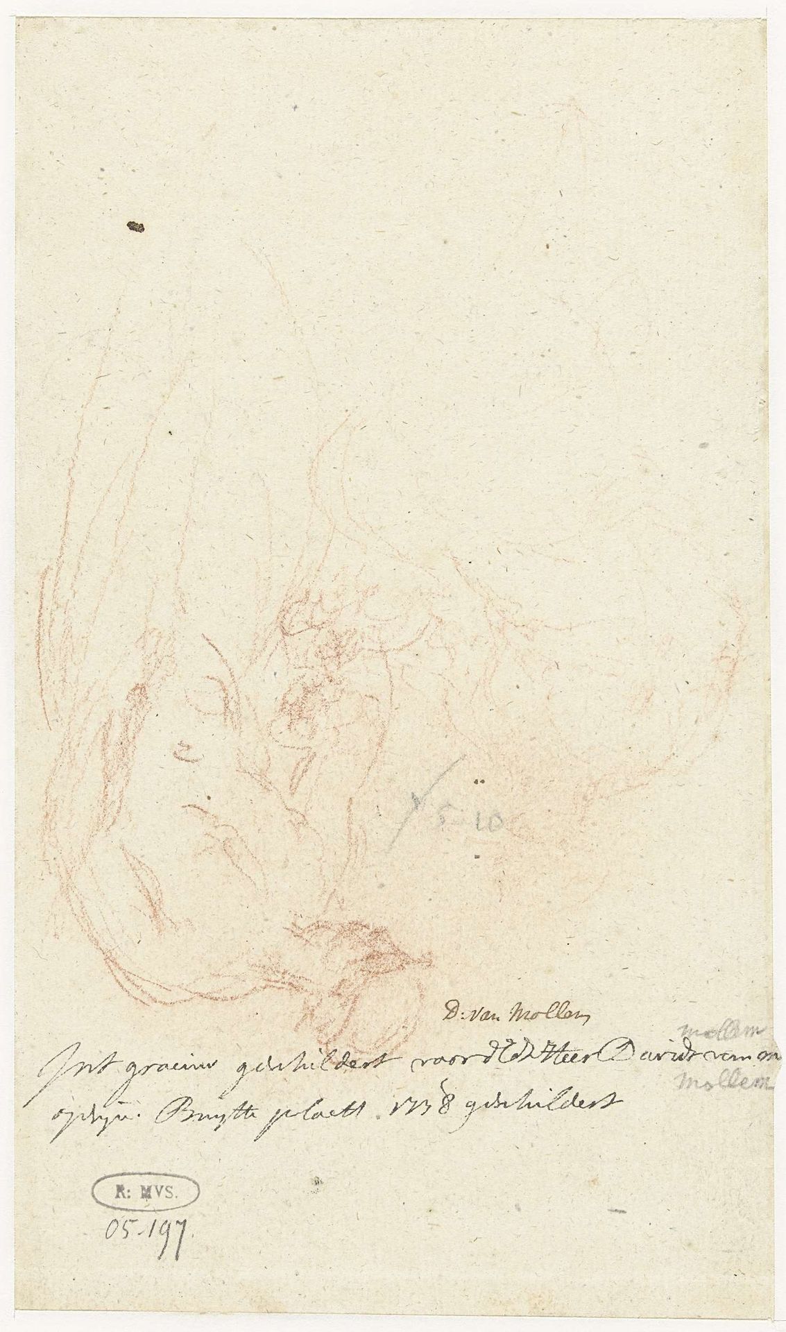 Schets voor Allegorie op de zijdehandel by Jacob de Wit