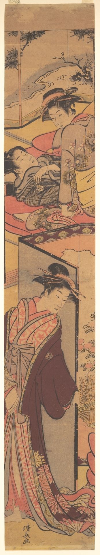 In a Pleasure House by Torii Kiyonaga