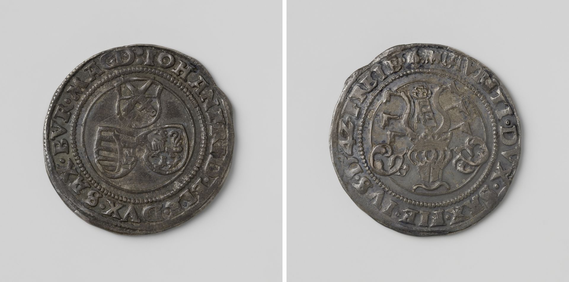 Johan Frederik de Grootmoedige en Maurits, keurvorst en hertog van Saksen by Anonymous