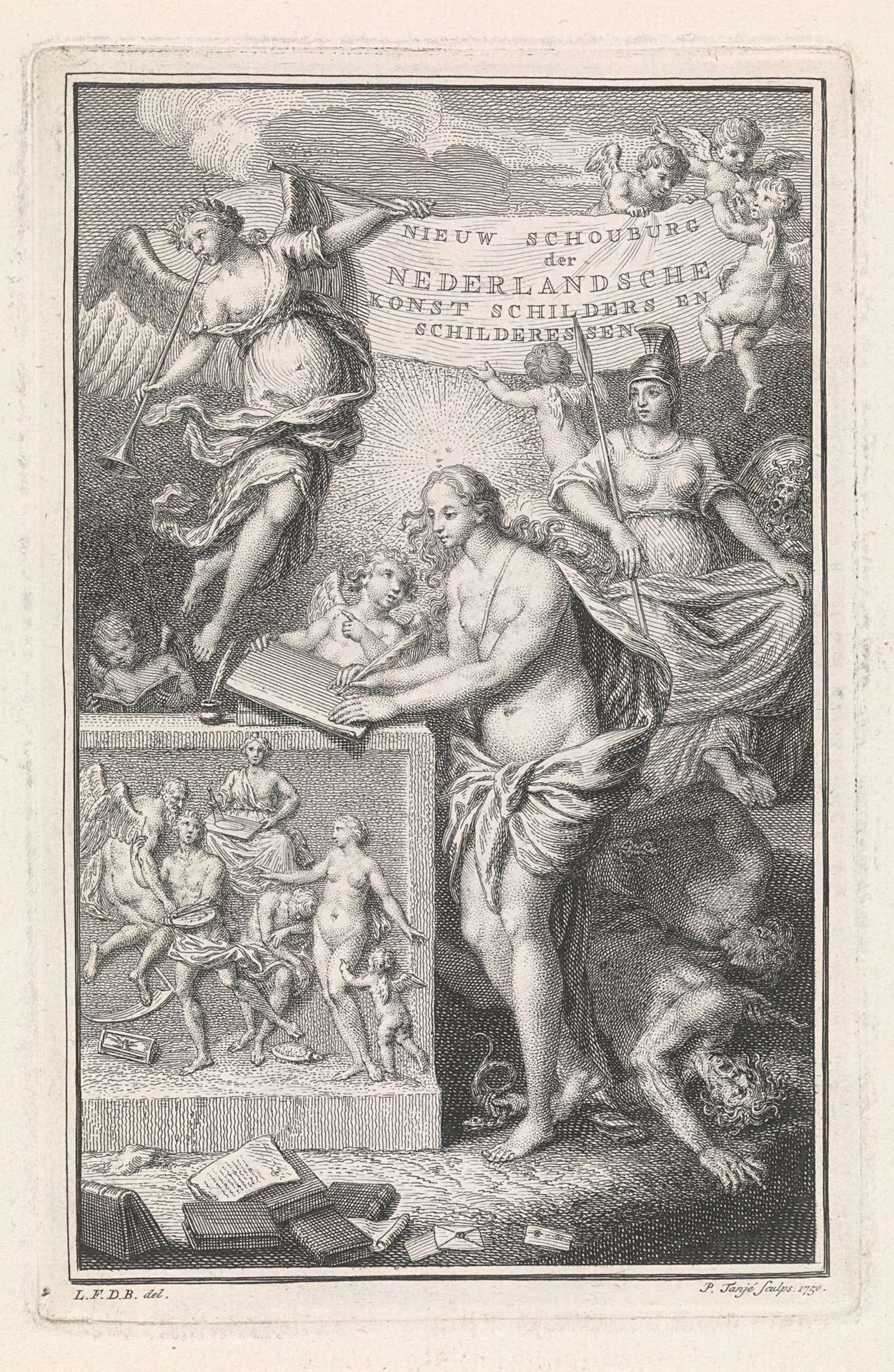 Waarheid beschrijft de levens en daden van Nederlandse schilders by Pieter Tanjé
