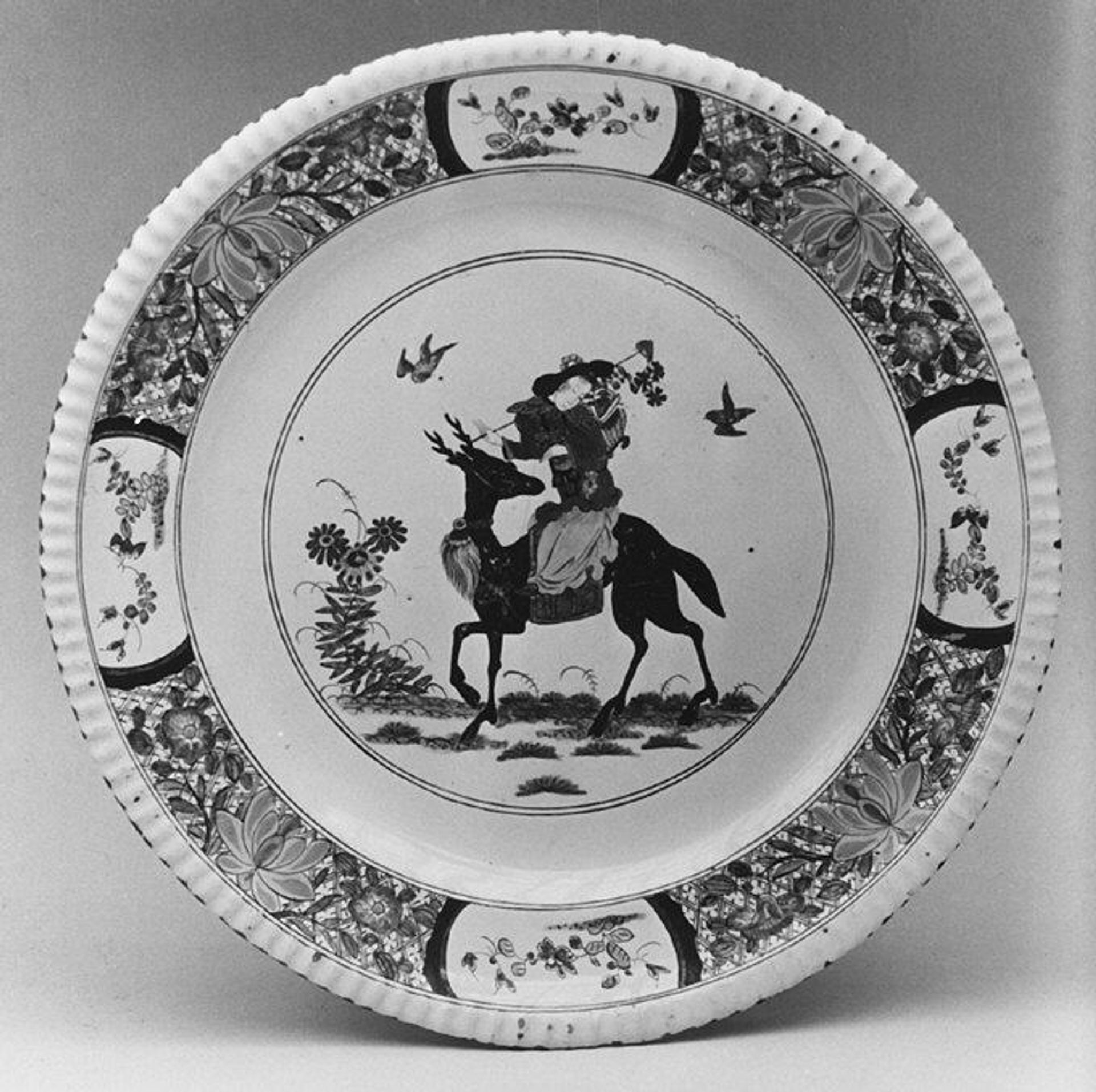 Plate by Adam Friedrich von Löwenfinck