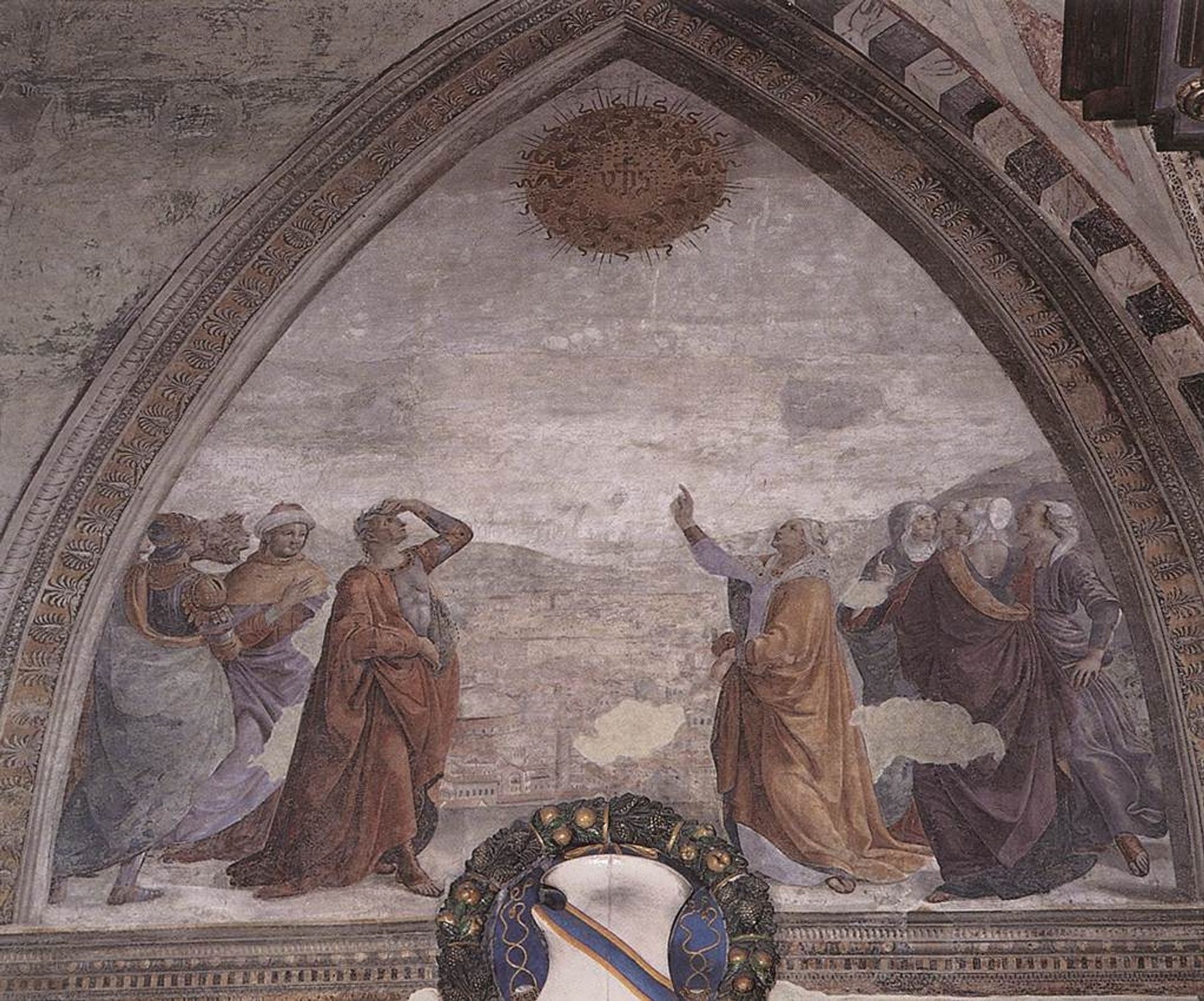 Meeting of Augustus and the Sibyl by Domenico Ghirlandaio