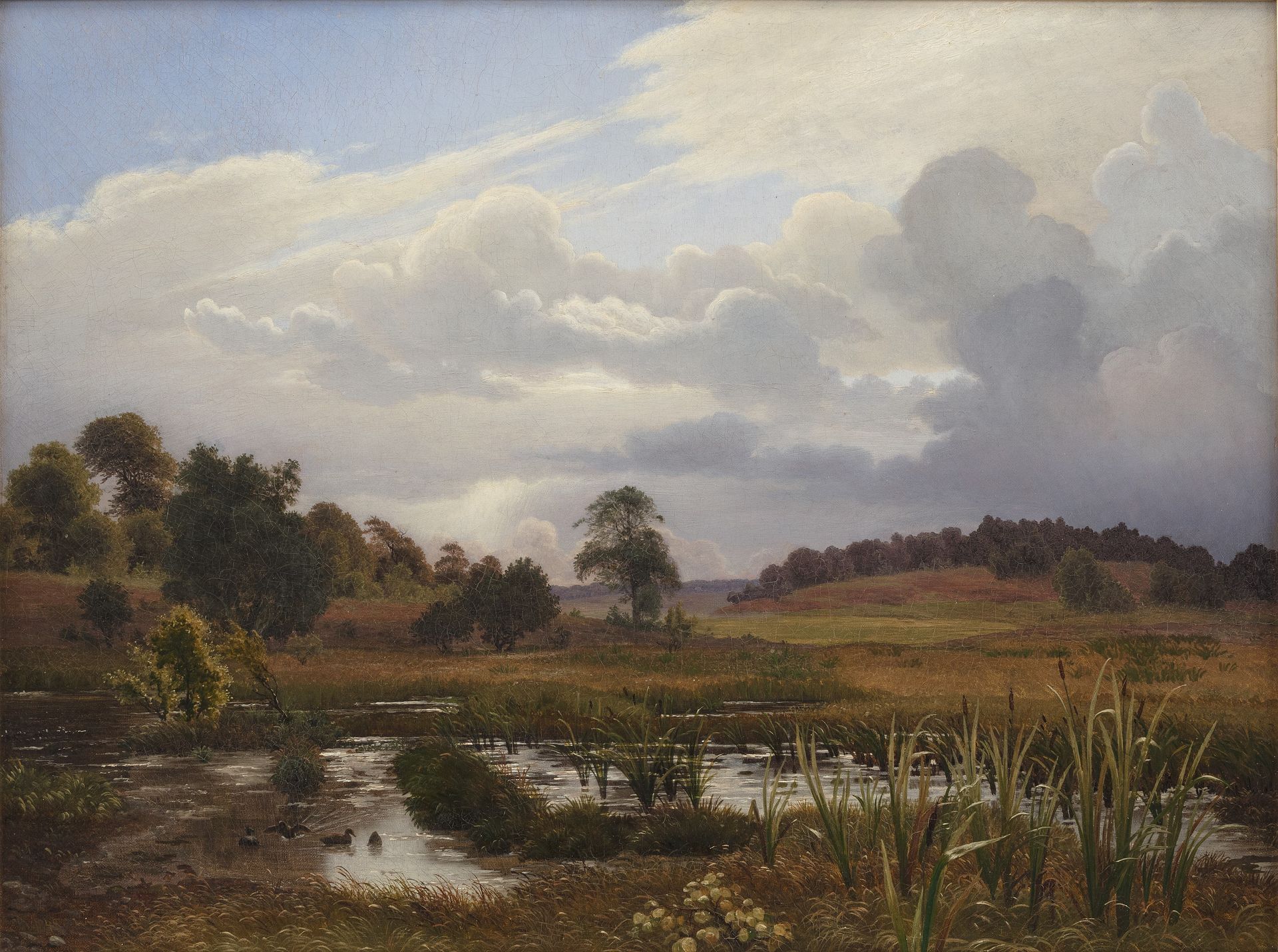 Landscape near the Forest Nordskoven, Jægerspris, Zealand by Vilhelm Kyhn
