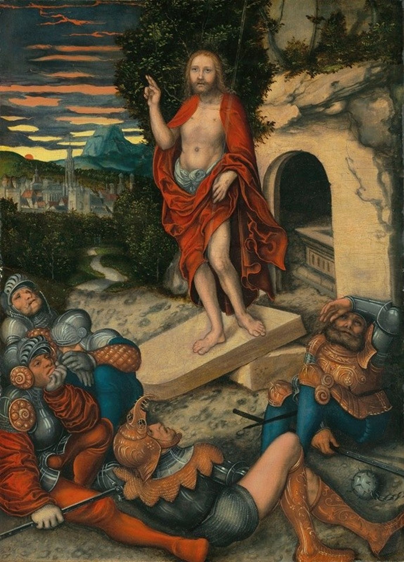 The Resurrection by Lucas Cranach the Elder
