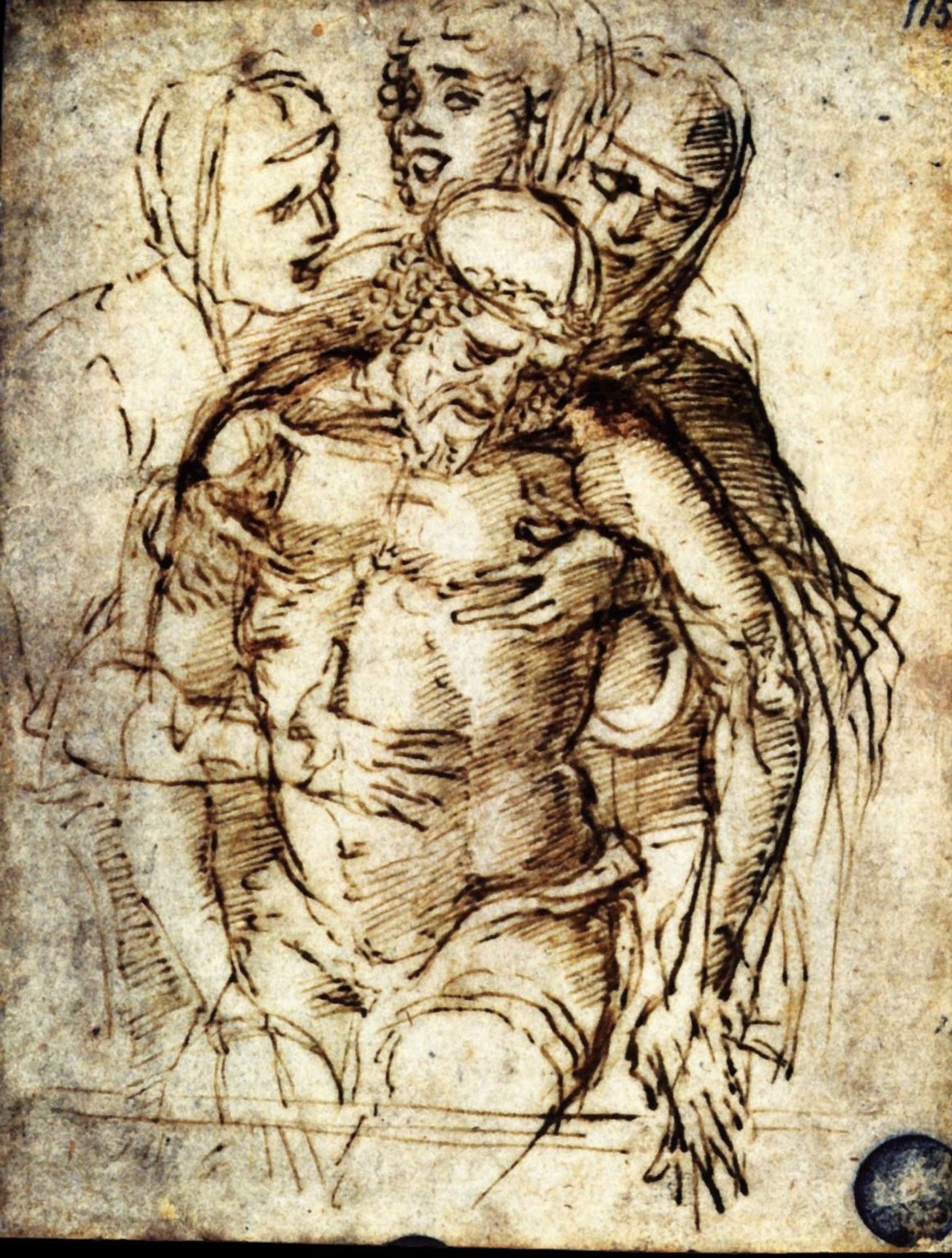 Pieta by Andrea Mantegna