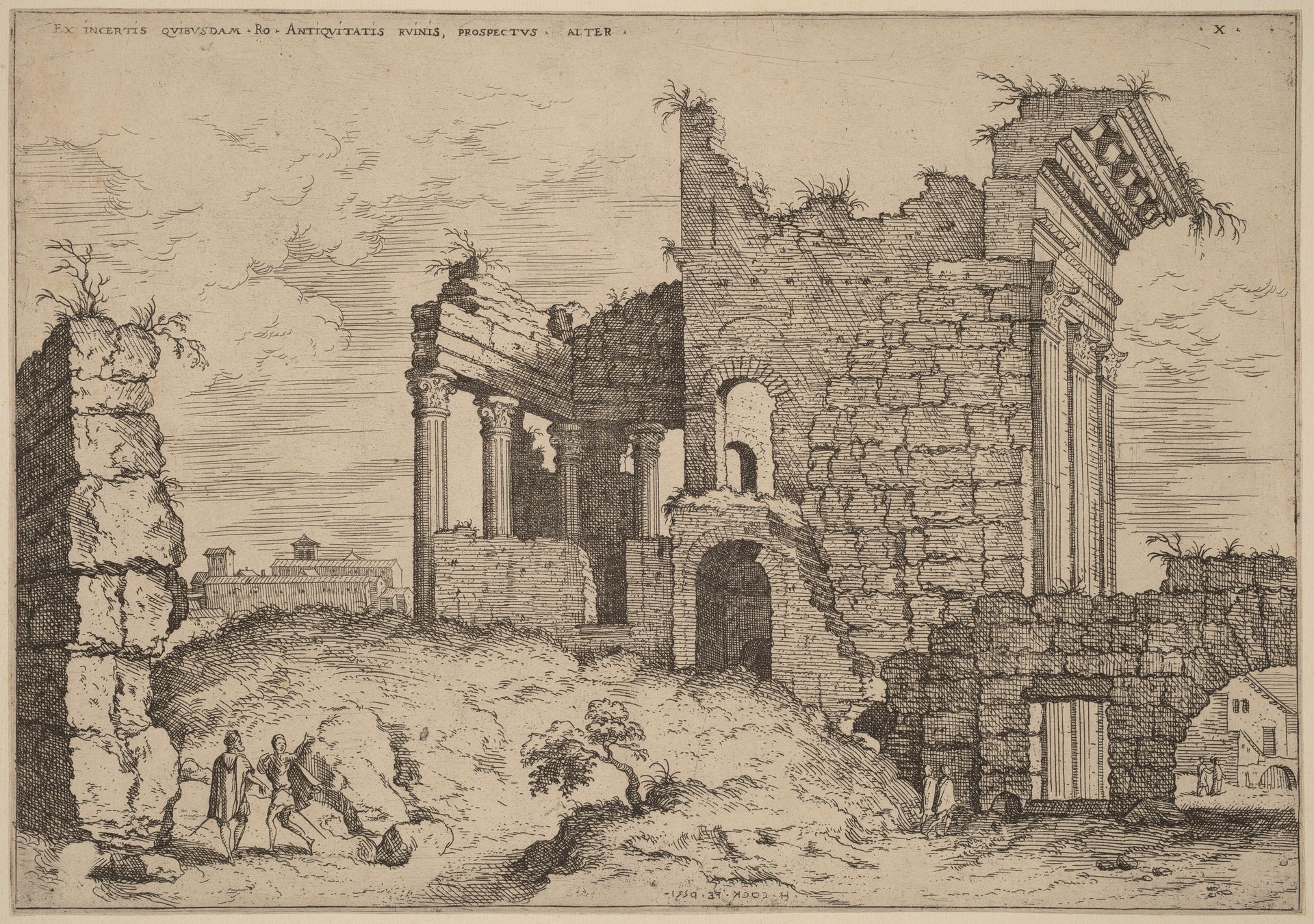 Second View of the Forum of Nerva by Hieronymus Cock