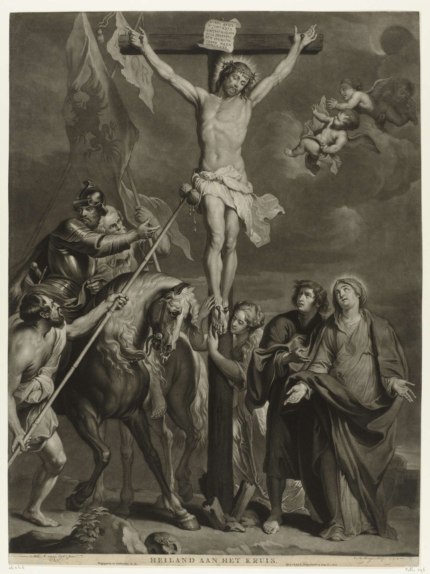 Christus aan het kruis by Charles Howard Hodges