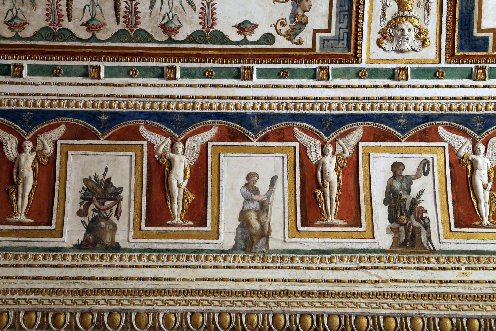 Stanza Di Apollo by Francesco de' Rossi (Francesco Salviati), "Cecchino"