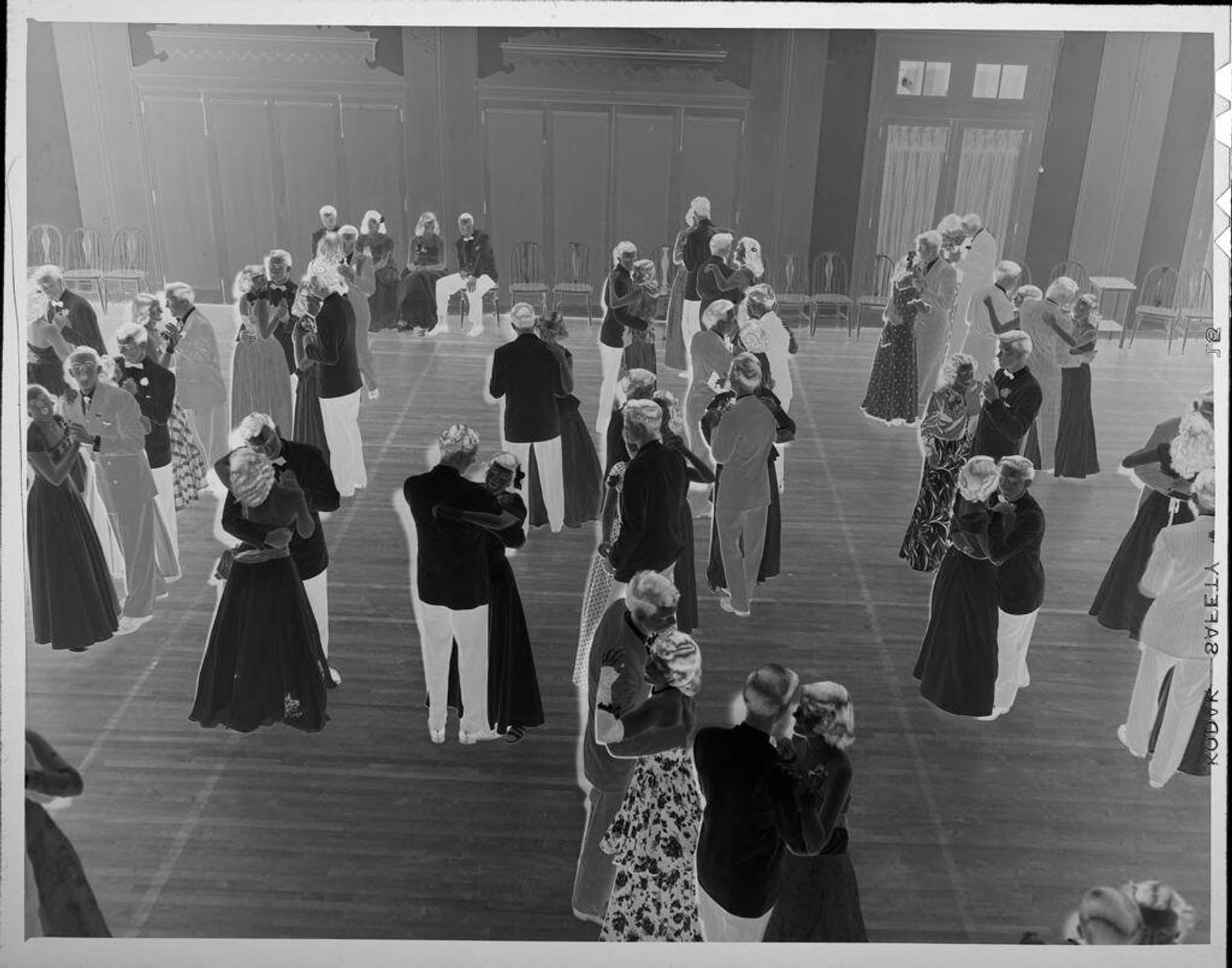 Untitled (couples dancing, seen from above) by Lucian and Mary Brown