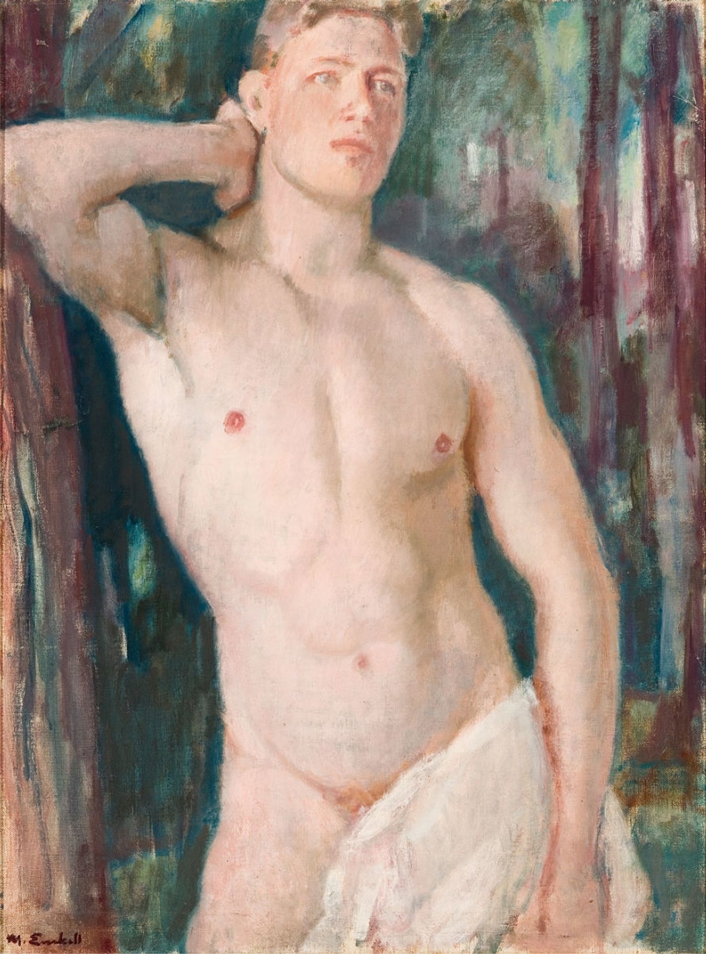 Young Nude Male by Magnus Enckell