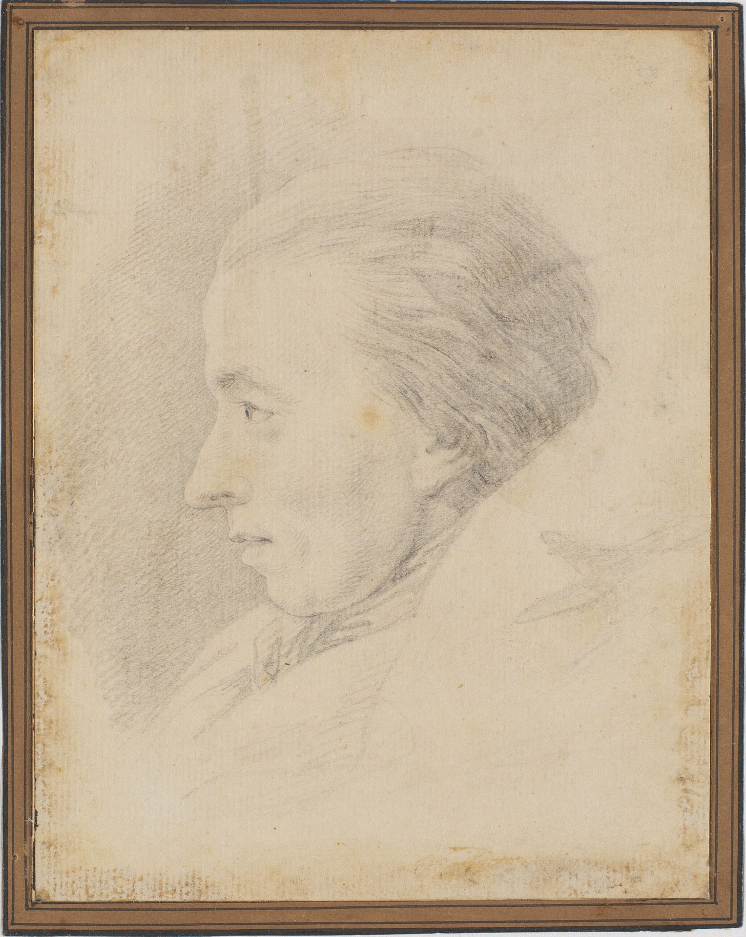Portræt af digteren Johannes Ewald (1743-81) by J.F. Clemens